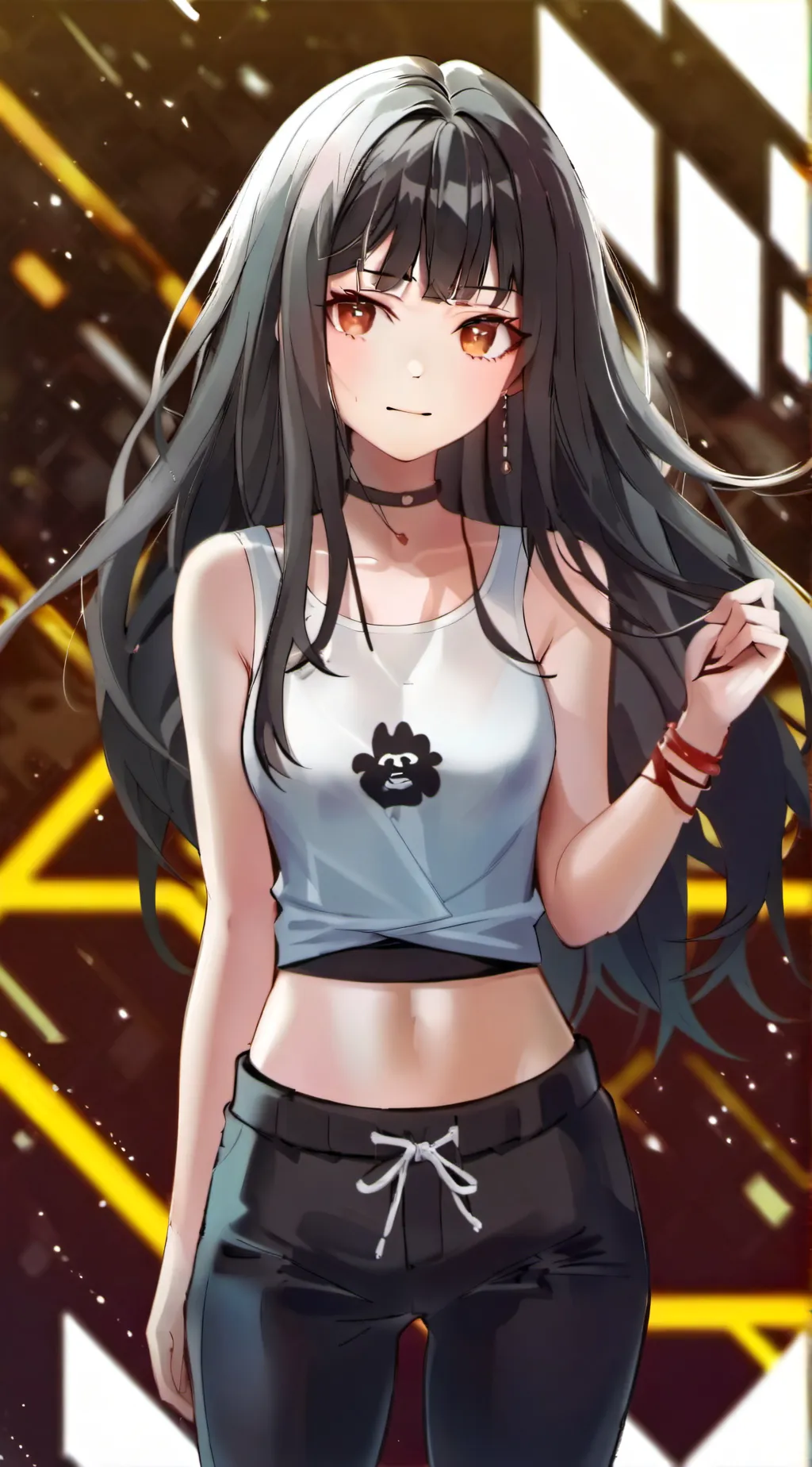 ai character: Angelica  background