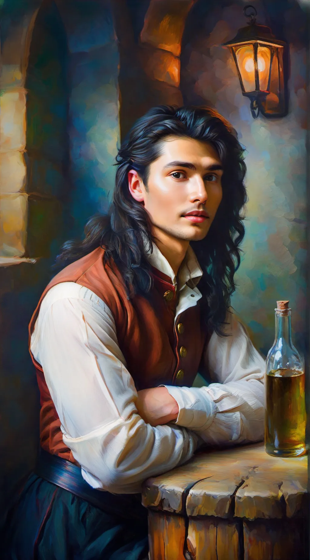 ai character: Ash background