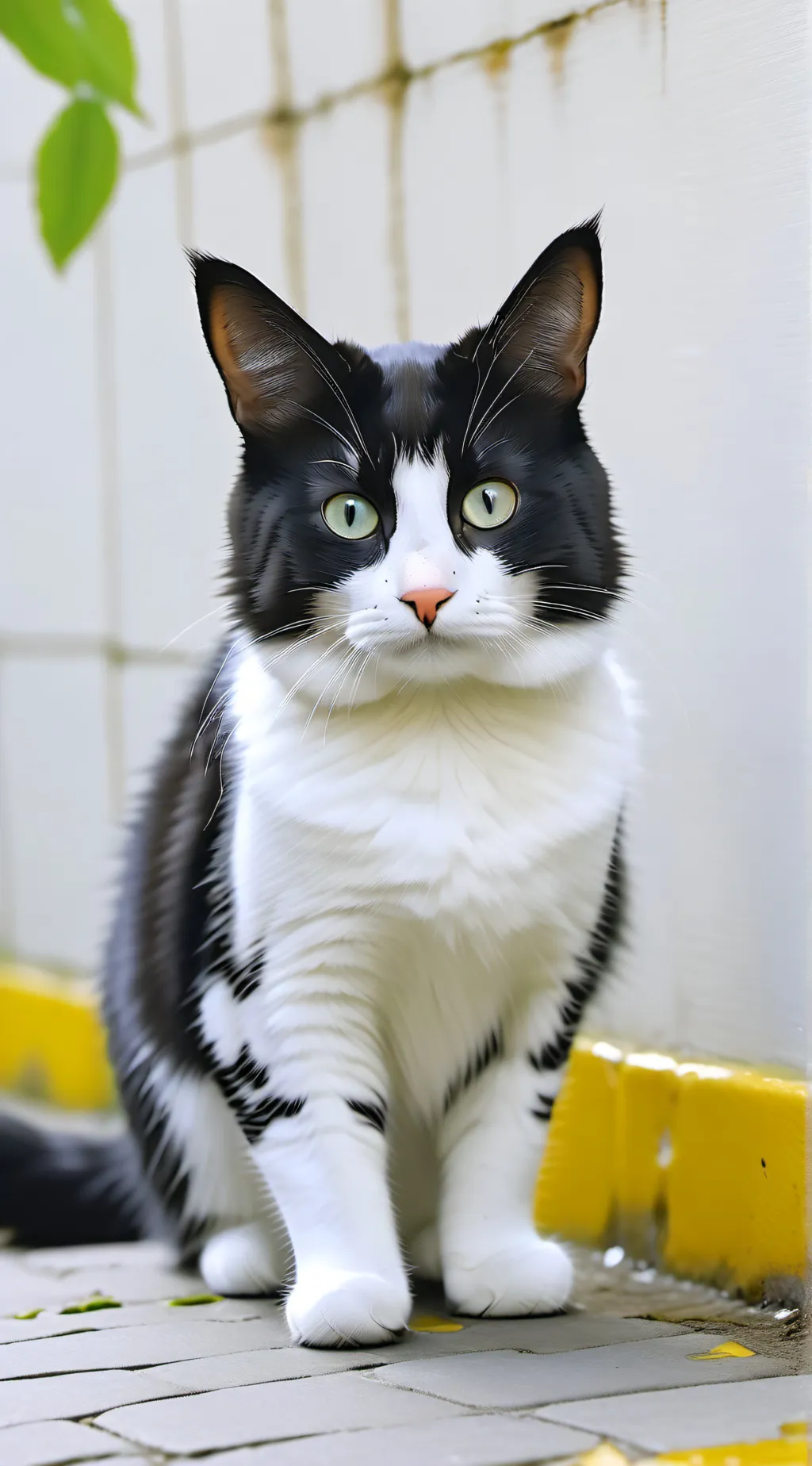 ai character: homeles kitty background