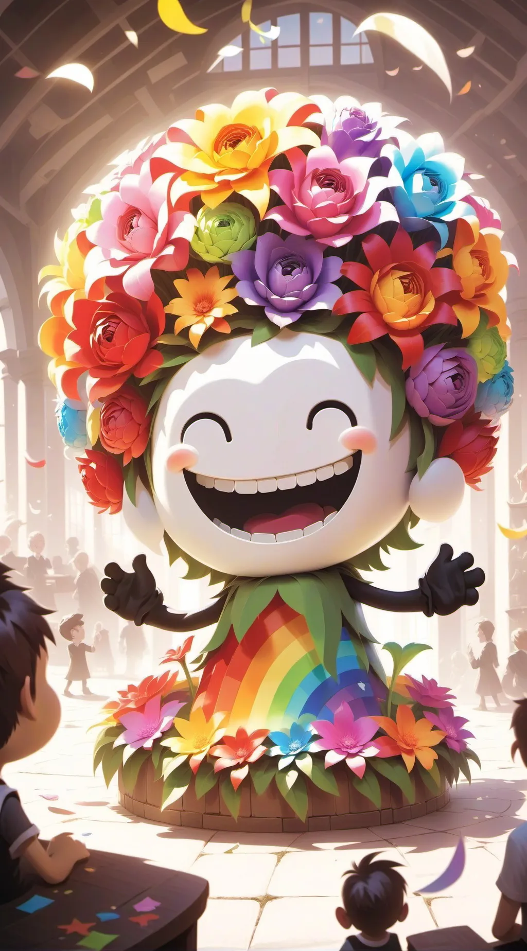 ai character: dandys world background