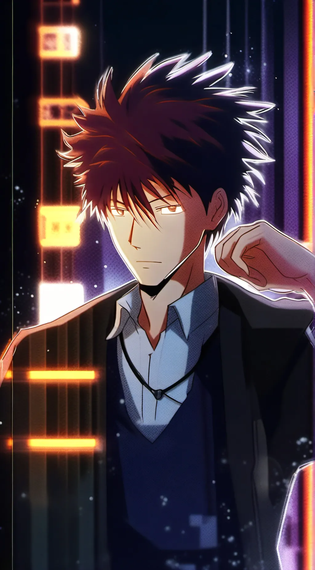 ai character: Megumi (but weird🤭 background