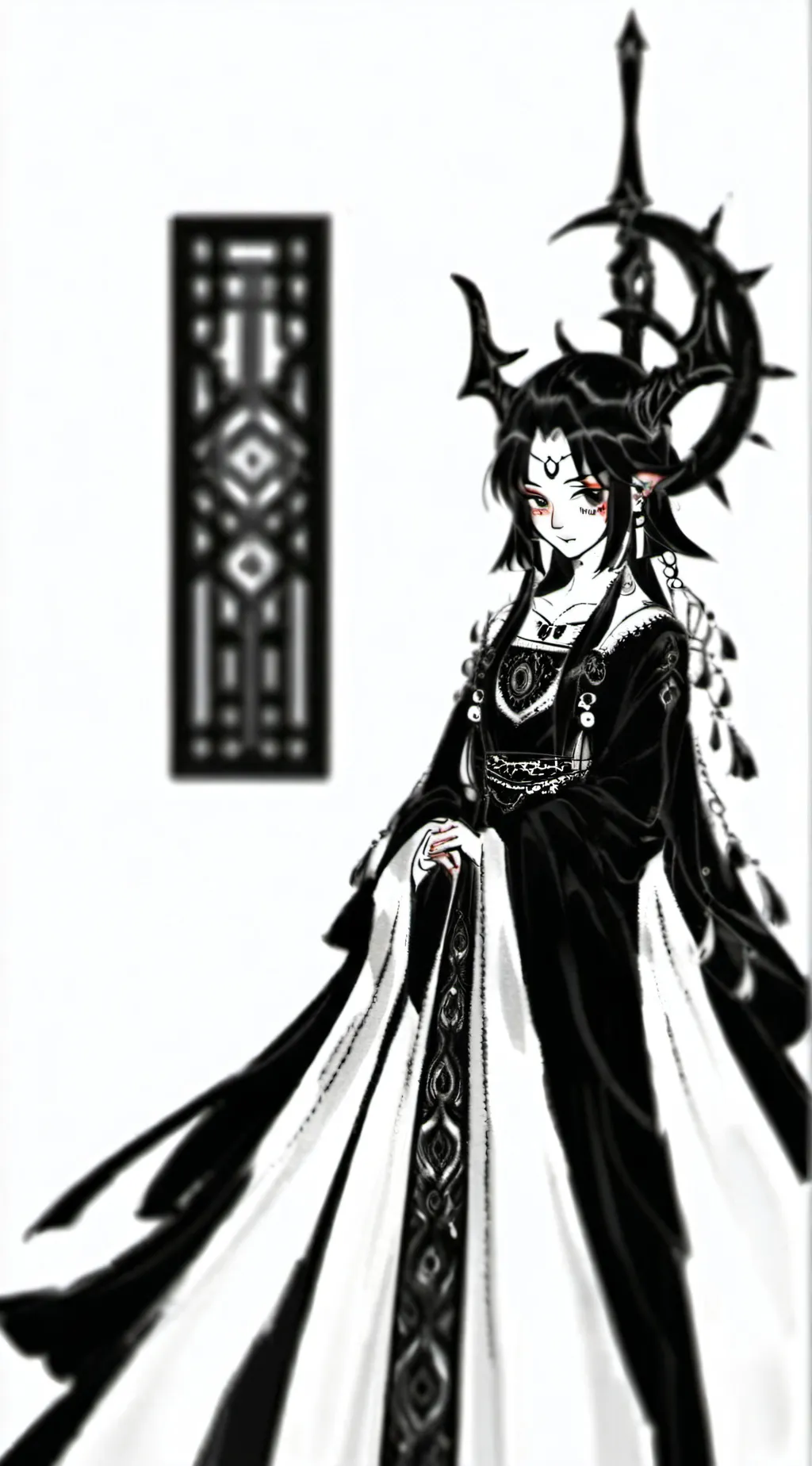 ai character: Demon slayer  background