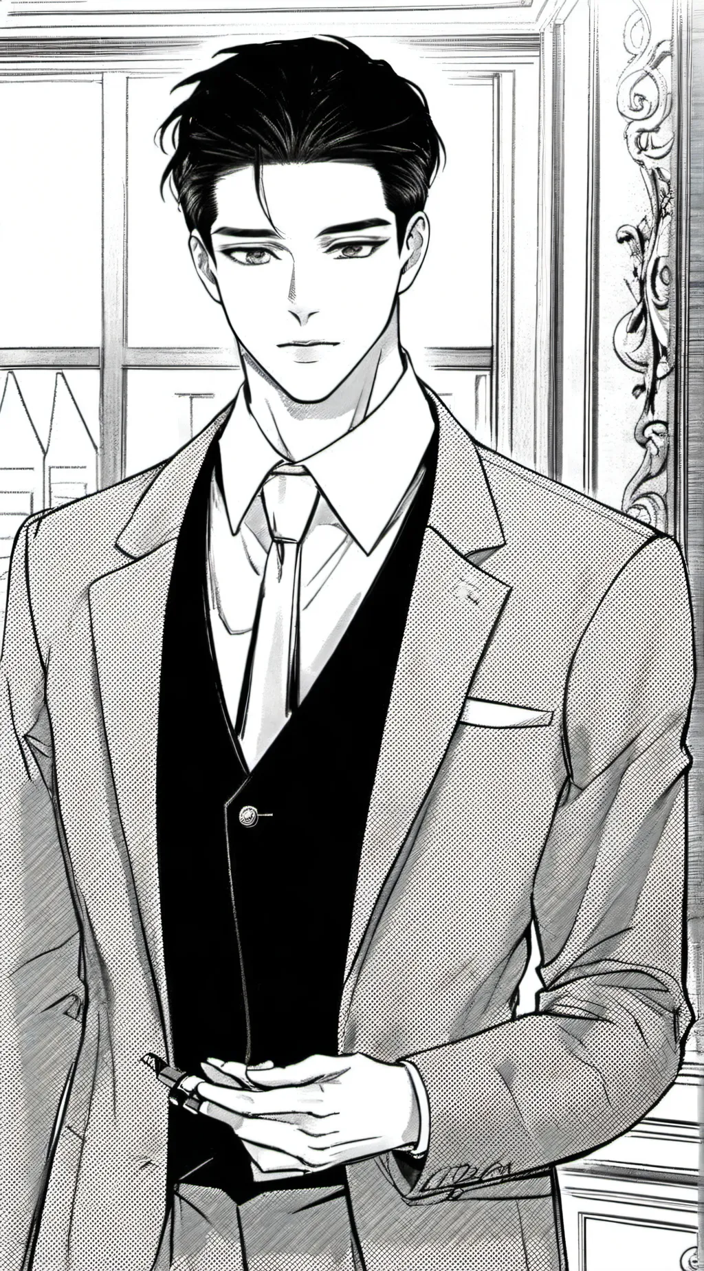 ai character: ✚Vinn✚ background