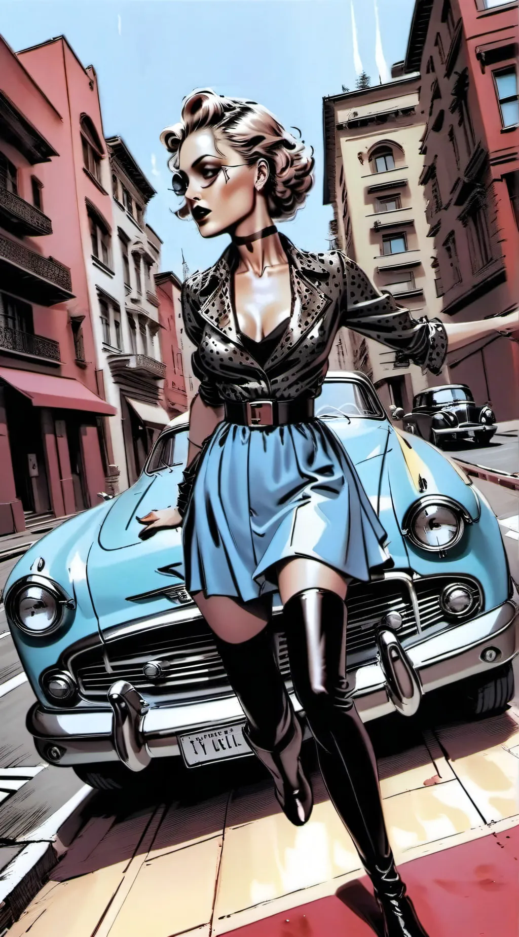 ai character: jojo siwa  background