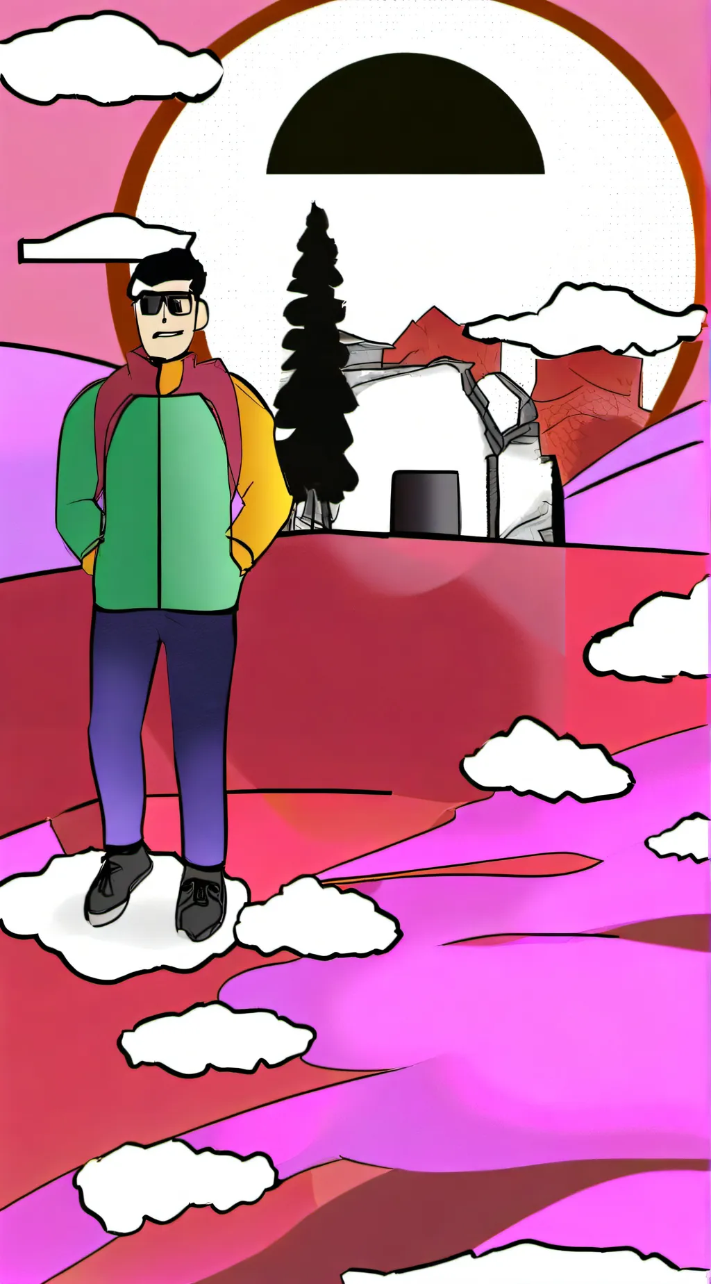 ai character: Hh background