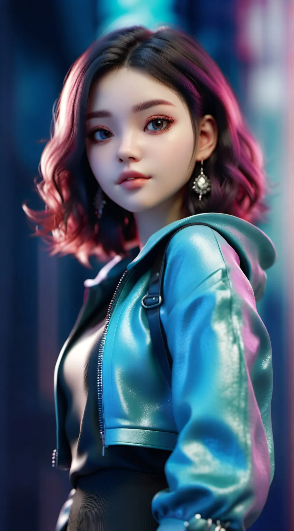 ai character: mia Hollywood has  background