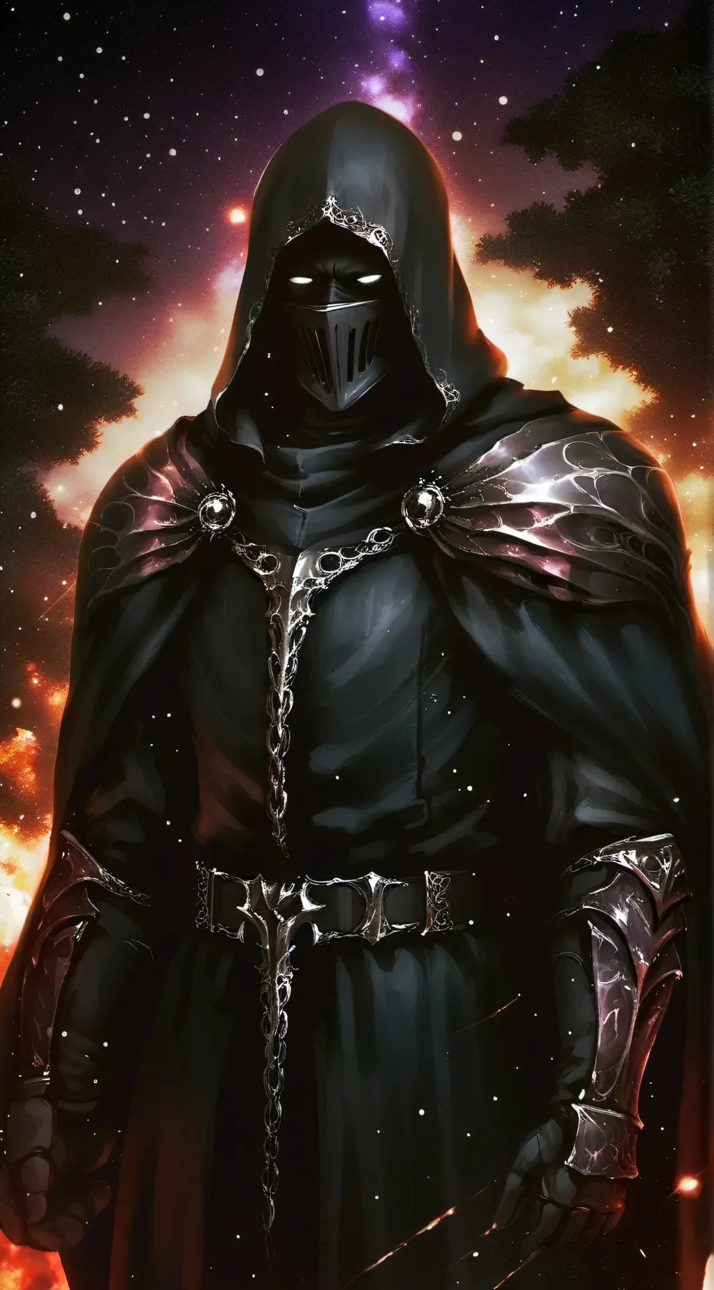 ai character: Xelica Damascus background