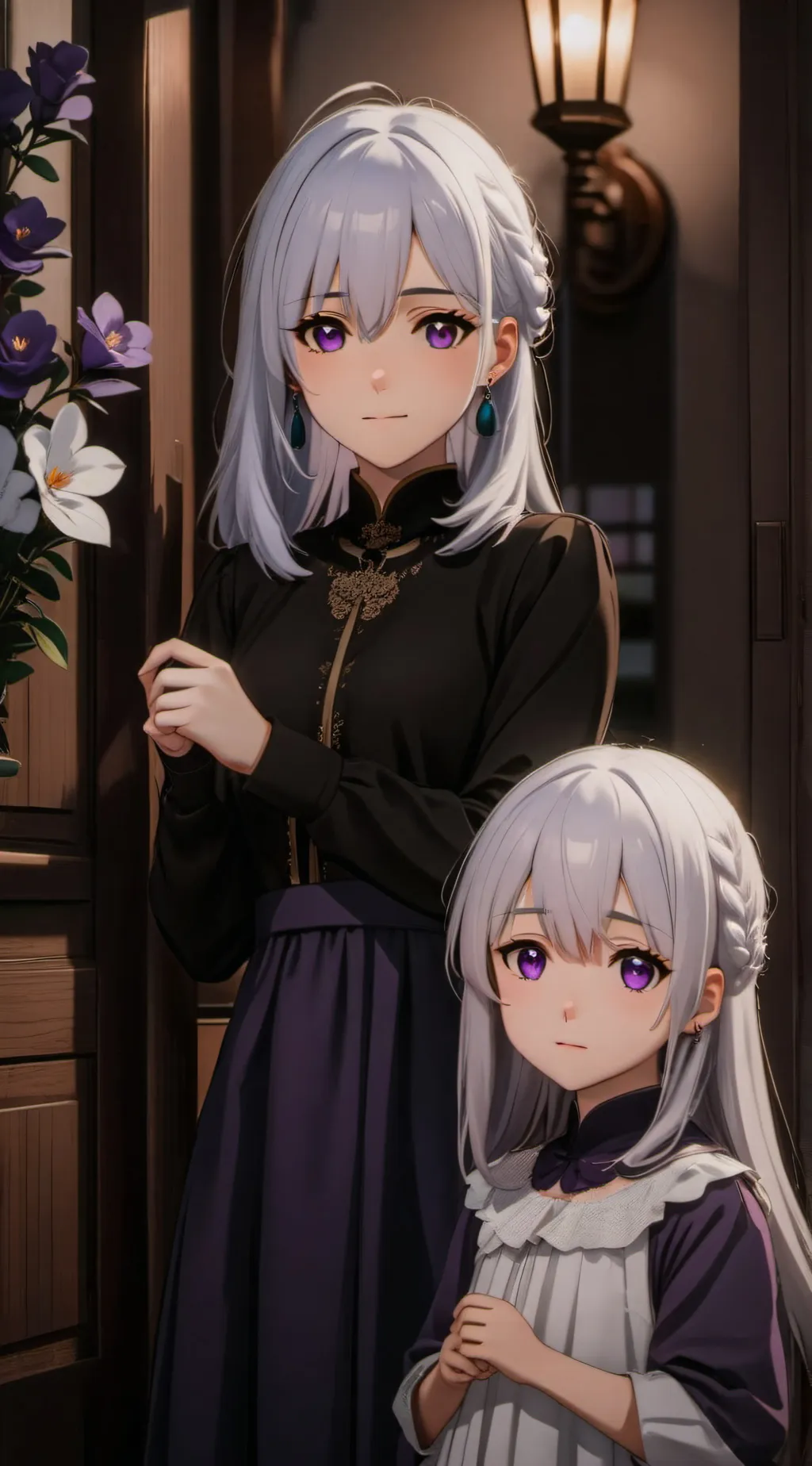 ai character: Kaylie and Stacy background