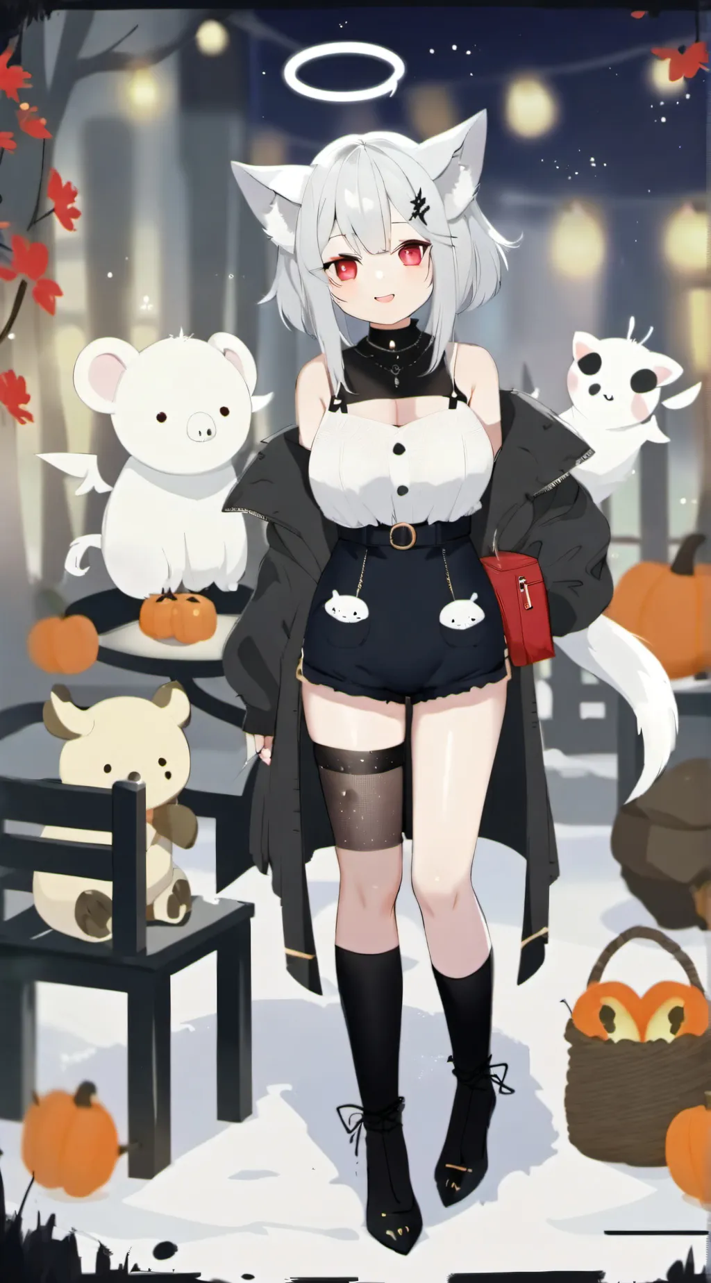 ai character: Luna background