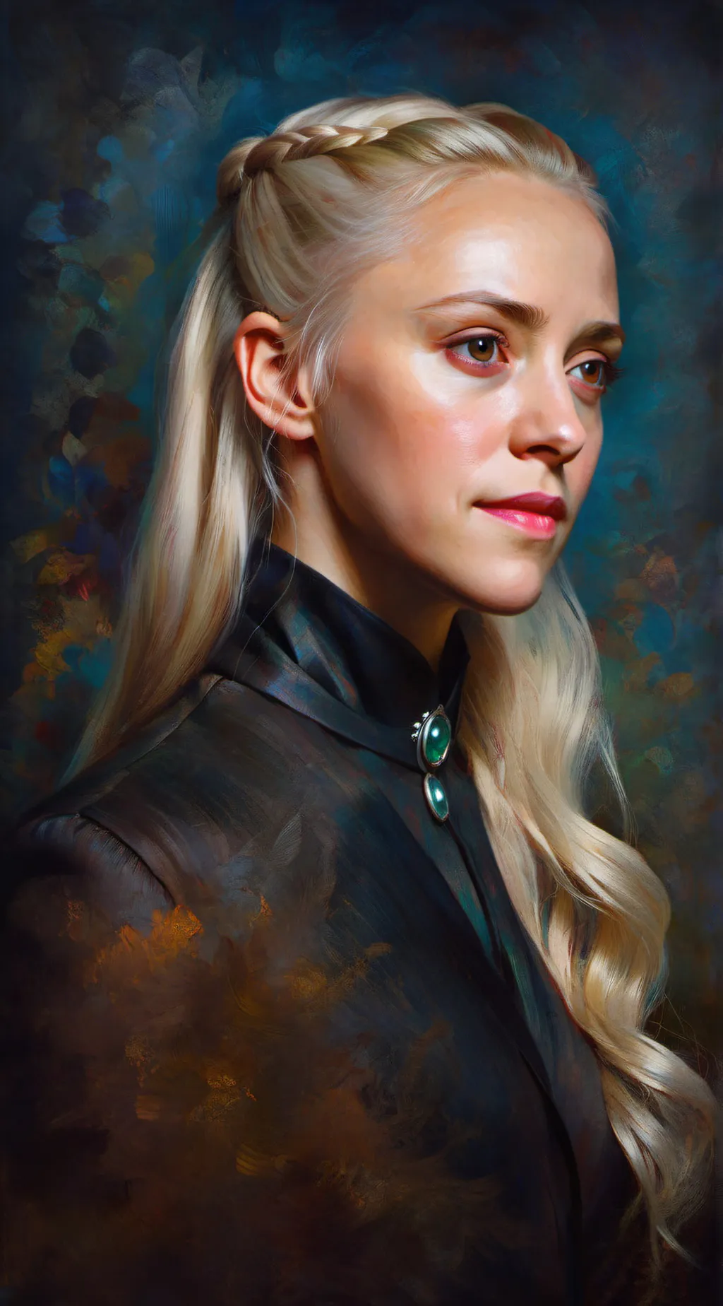 ai character: Narcissa black background