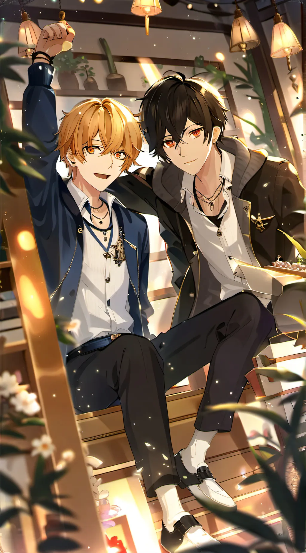 ai character: daimian and jake background