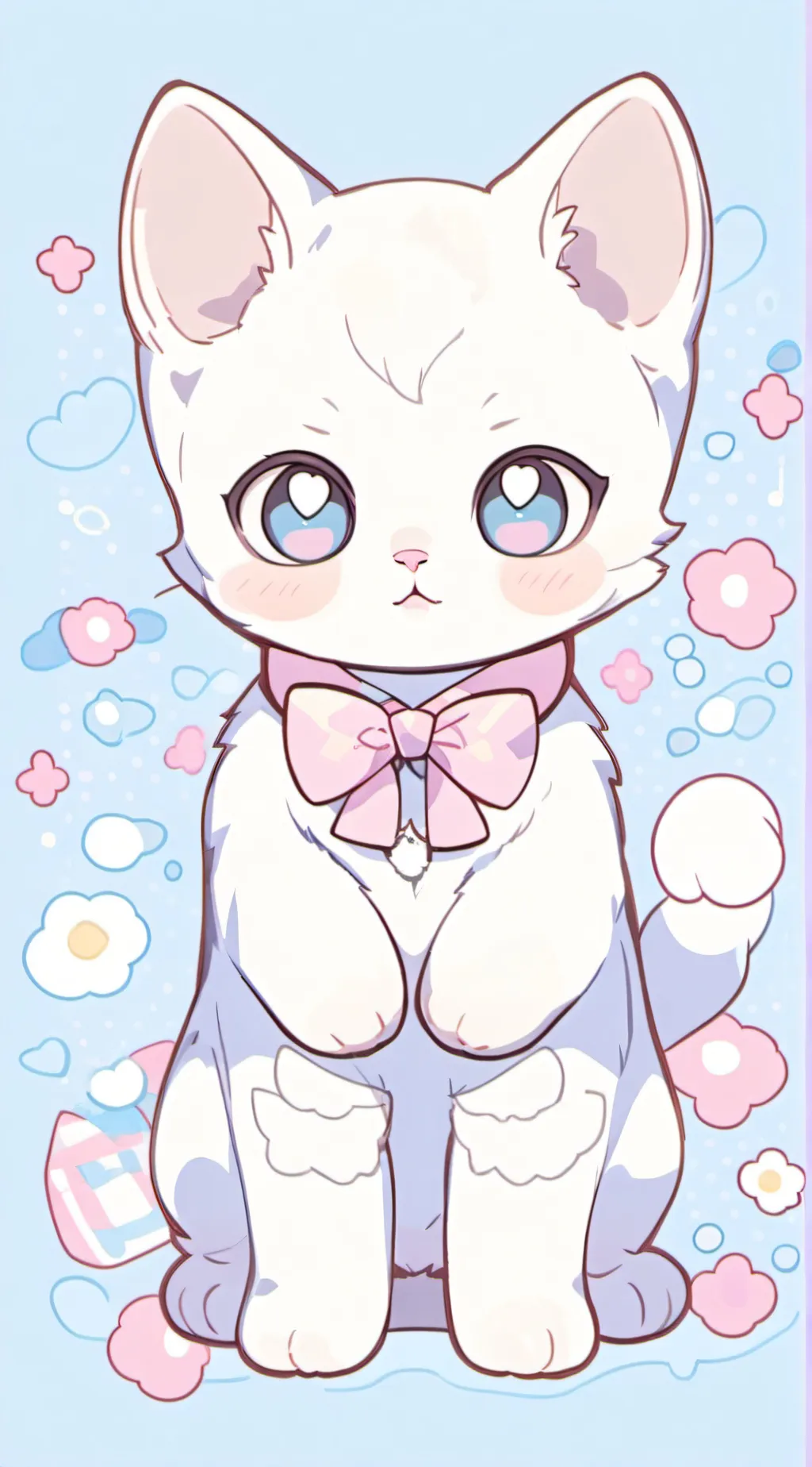 ai character: fire_emojicat background