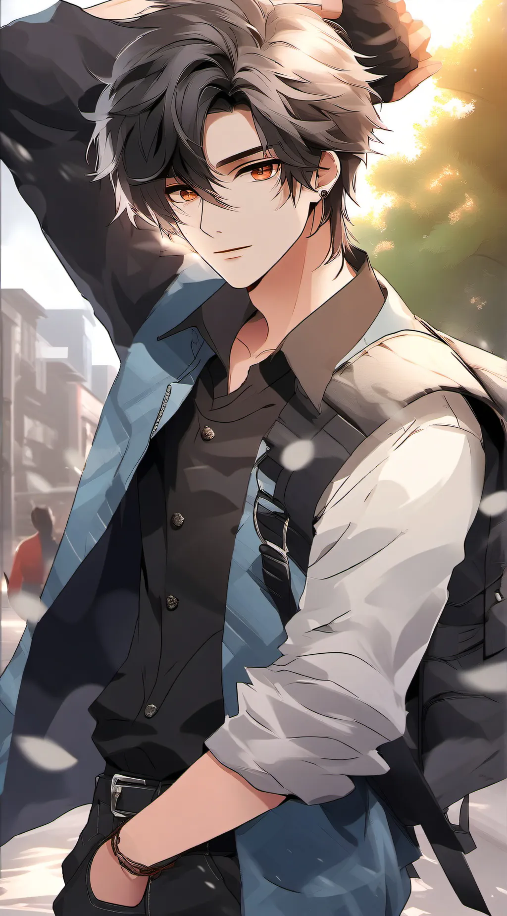 ai character: Ezra background