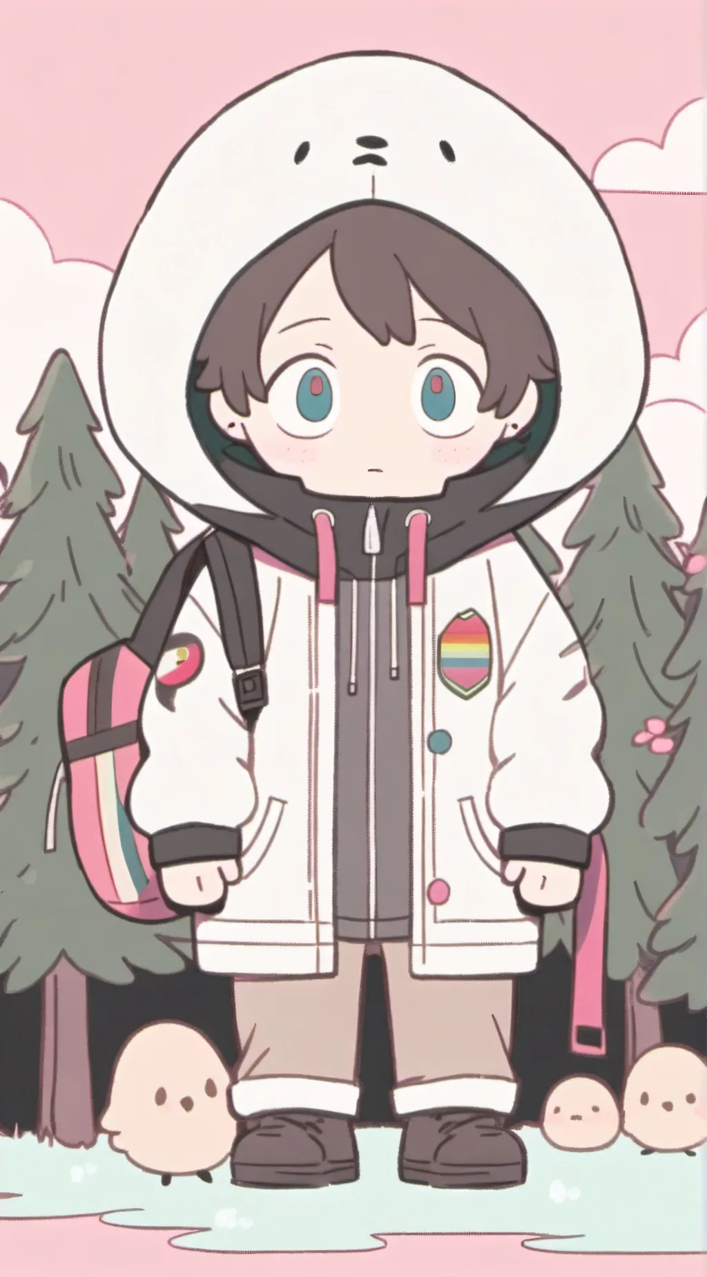 ai character: south park kids💀🫵 background