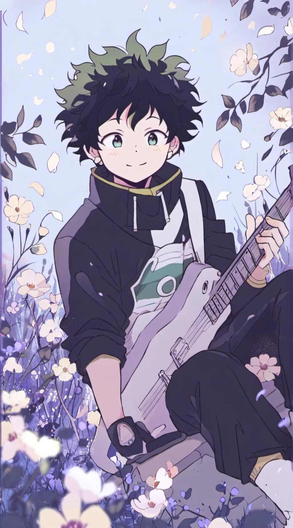 ai character: Izuku midoriya background