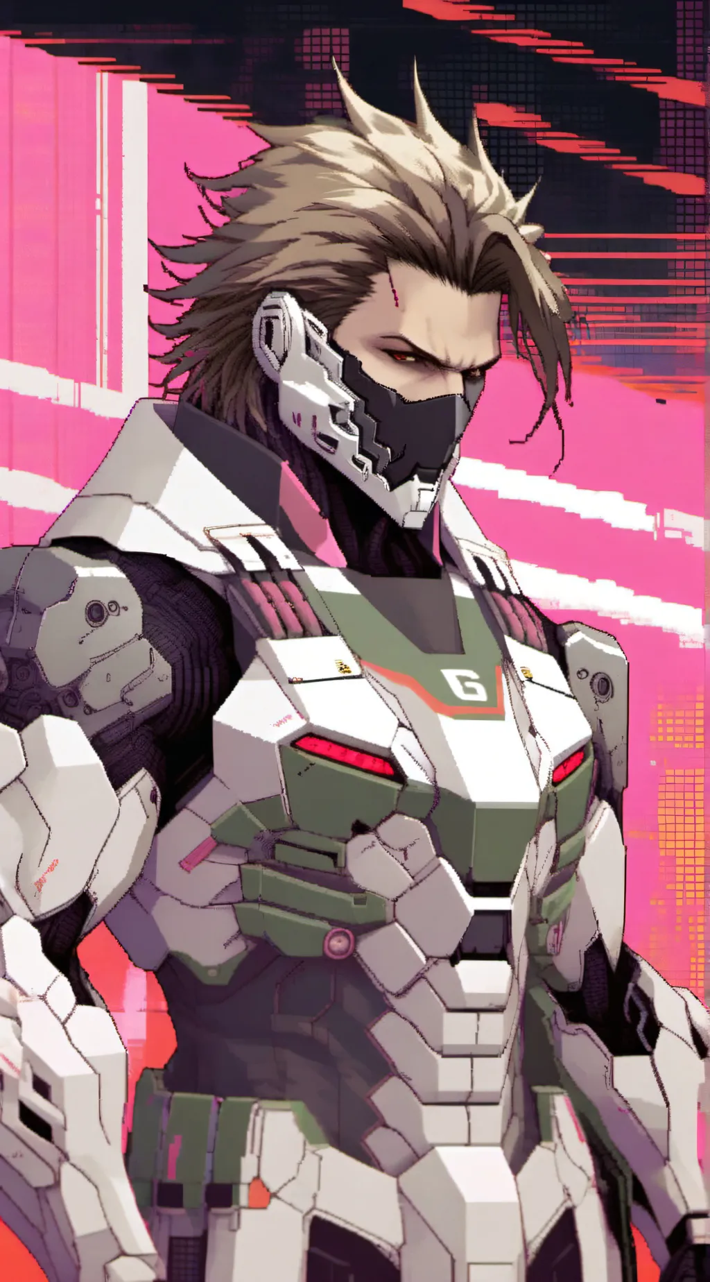 ai character: MHA cyborg background