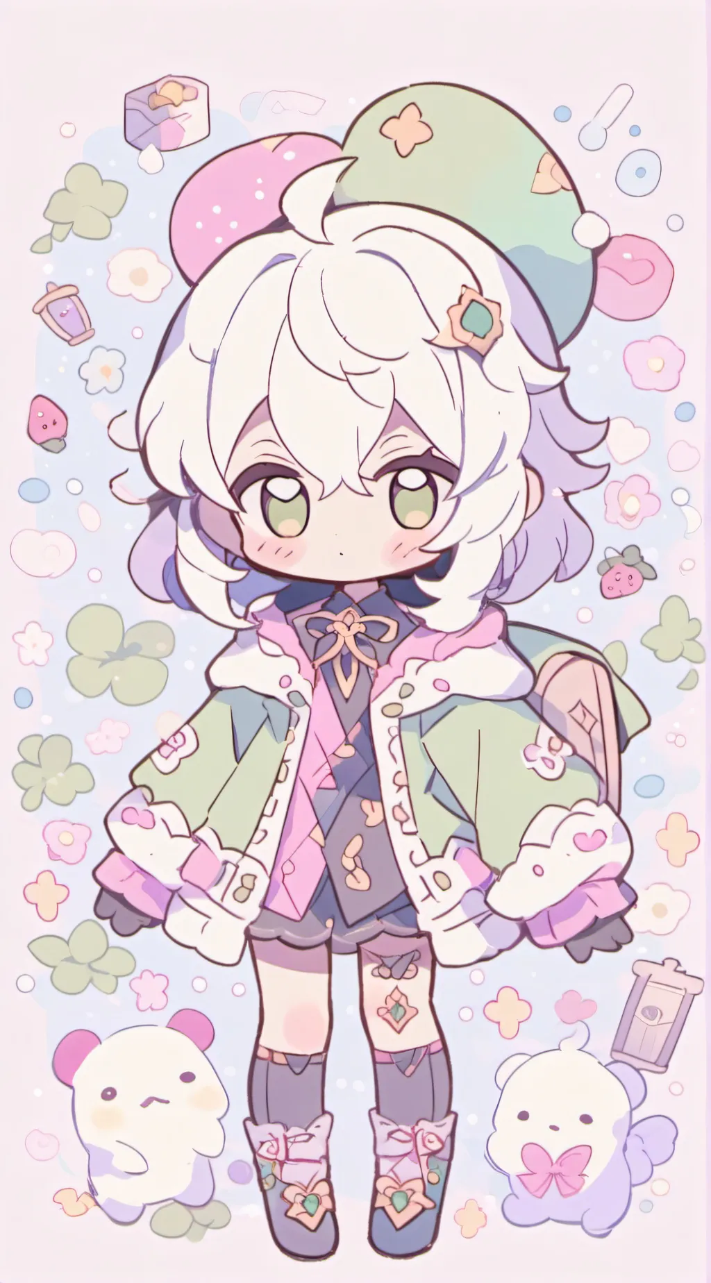 ai character: fat ahhhhhhh cat2 background