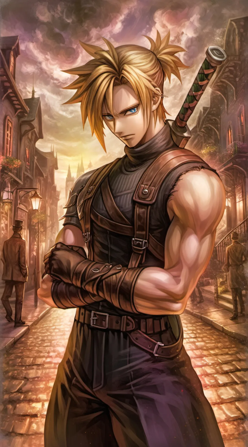 ai character: Cloud Strife background