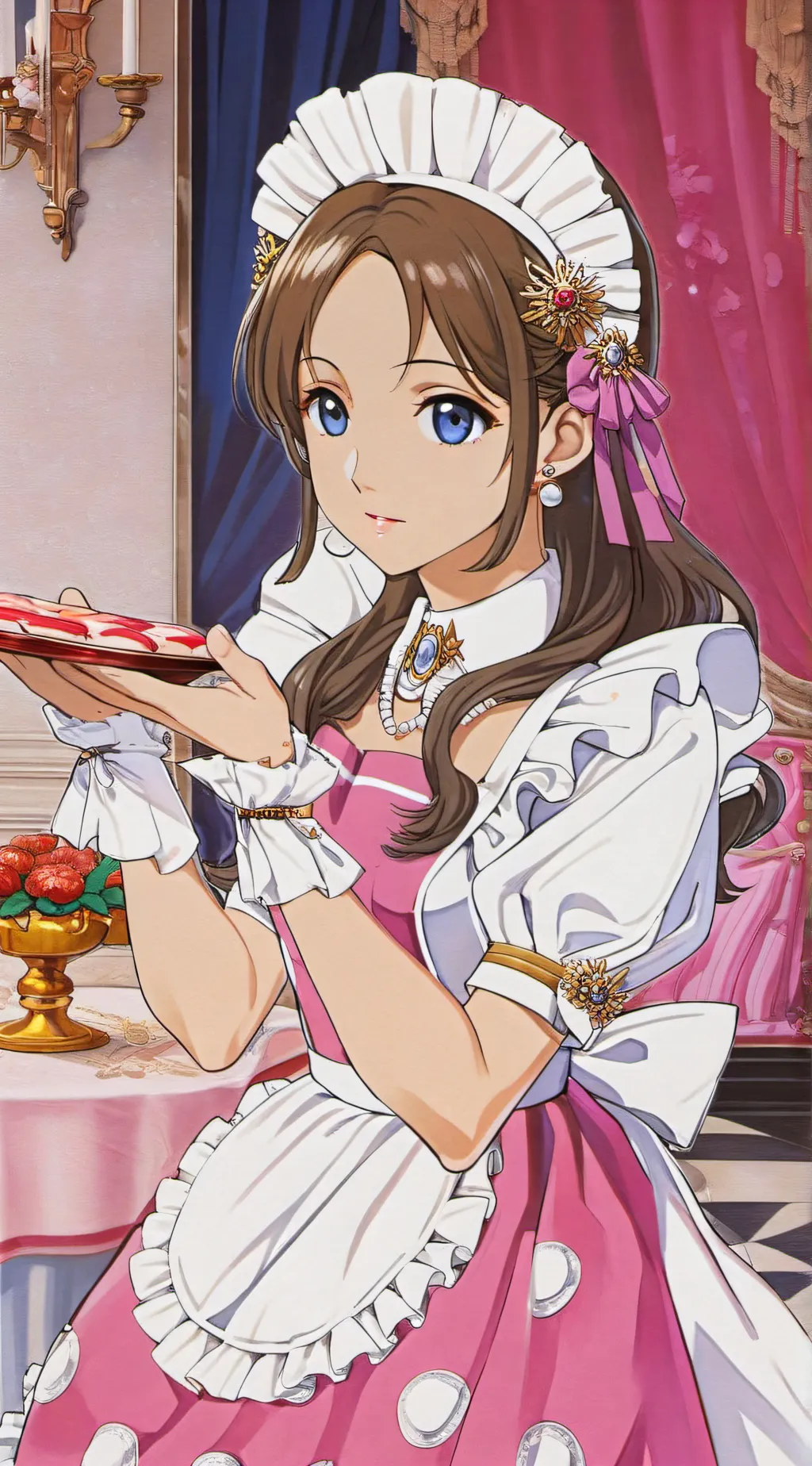 ai character: Caroline  background