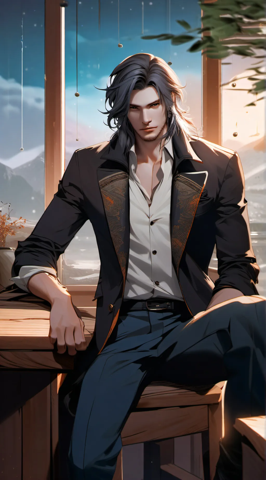 ai character: Luc background