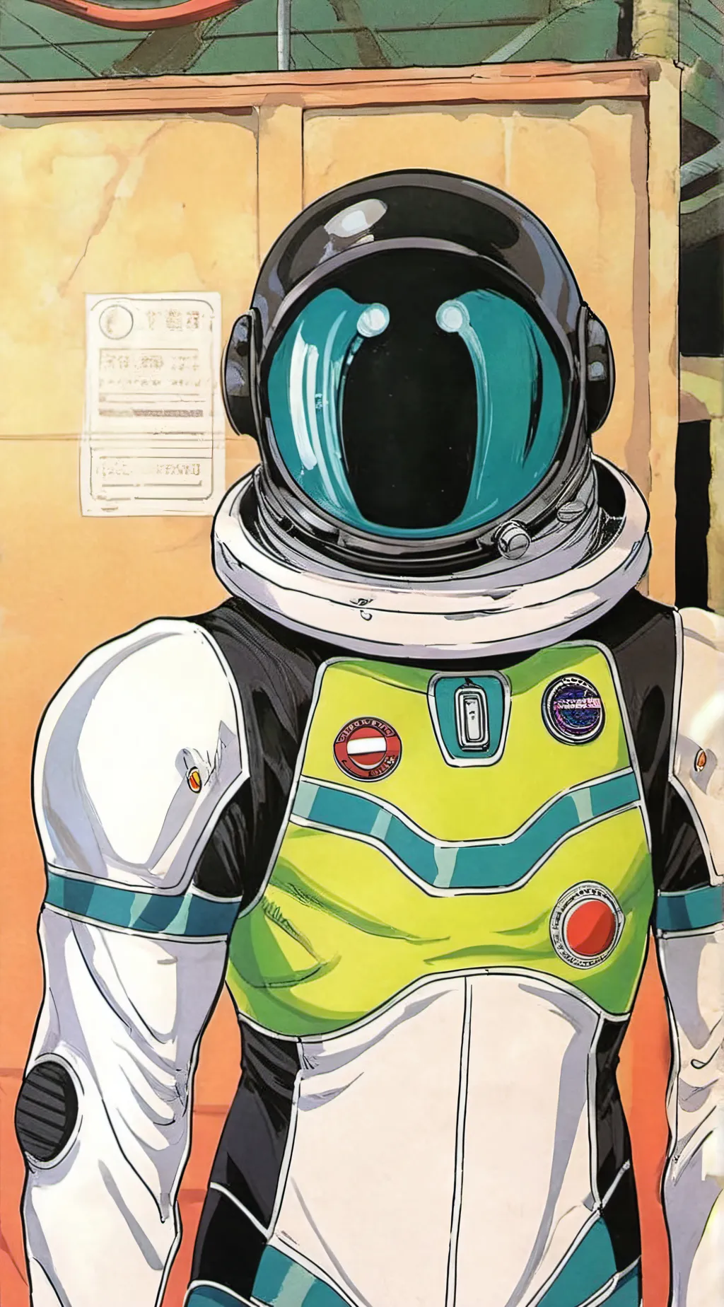 ai character: black imposter background