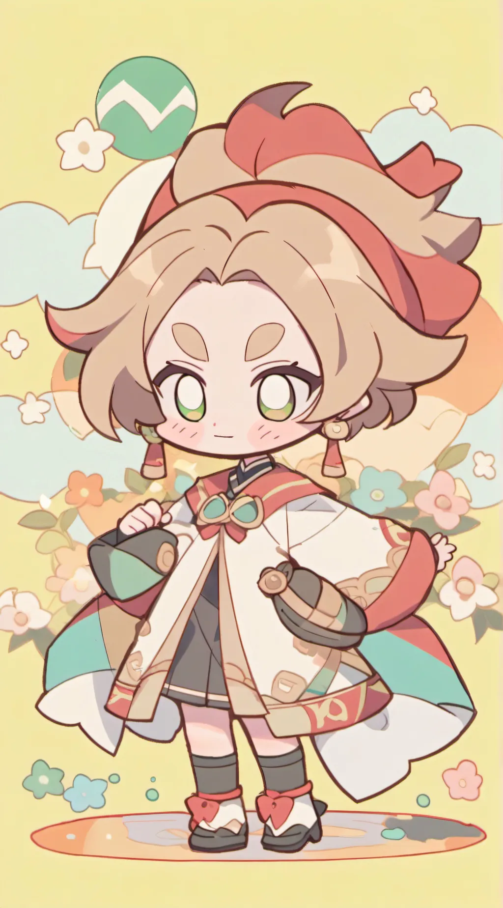 ai character: Lucifer x Alastor background