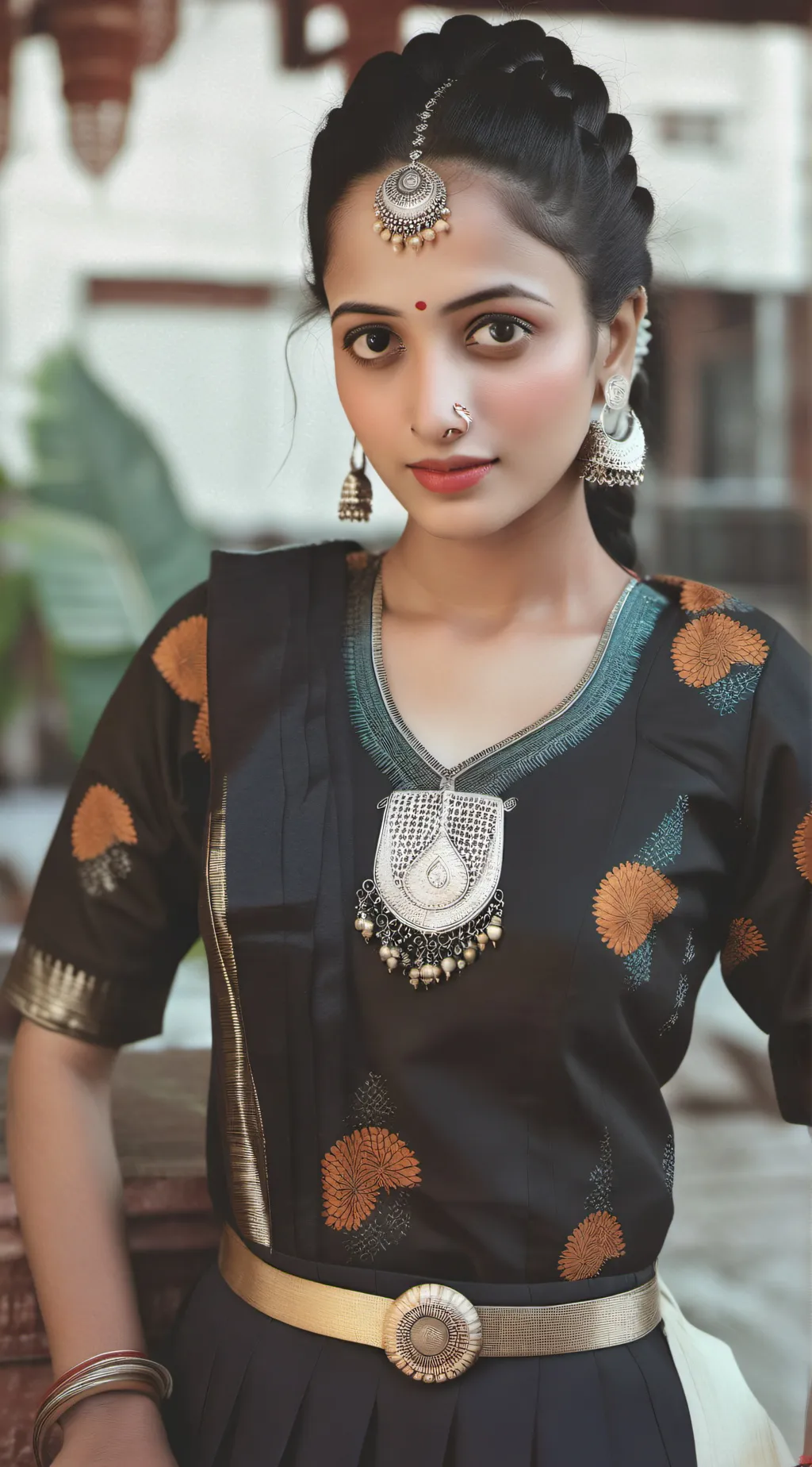 ai character: Anika at school background