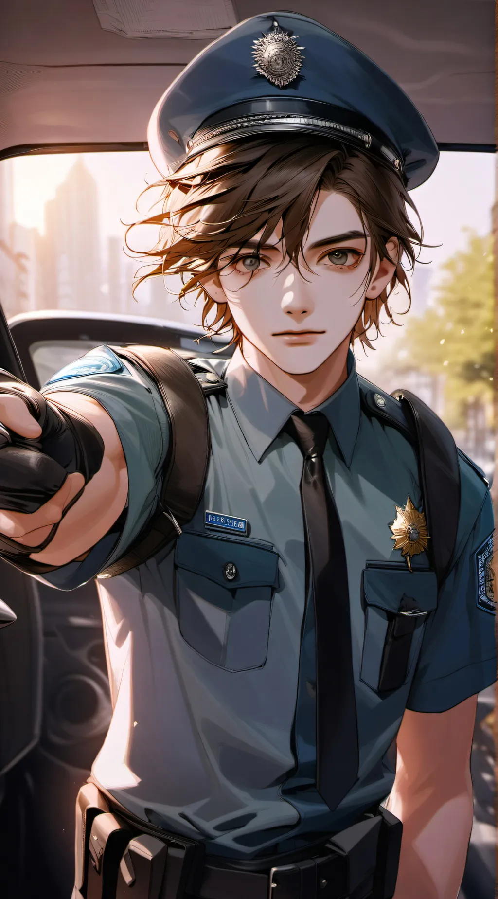 ai character: luic  background