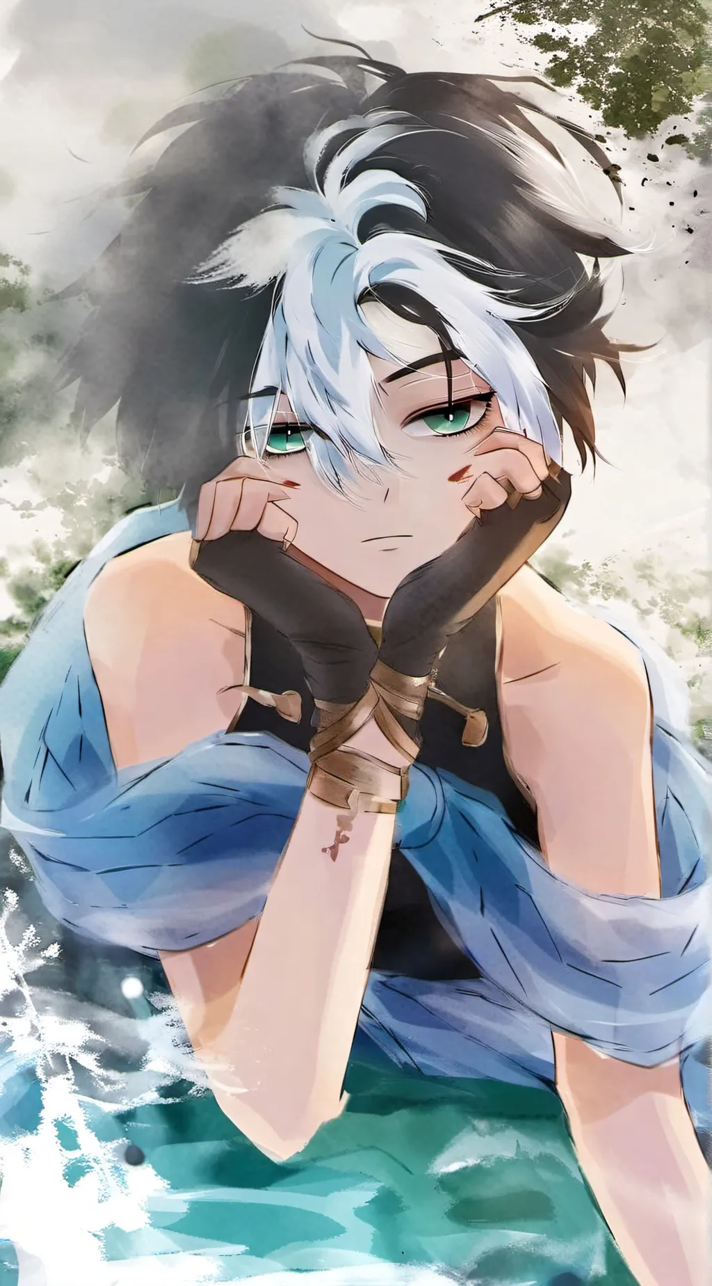 ai character: Ein background