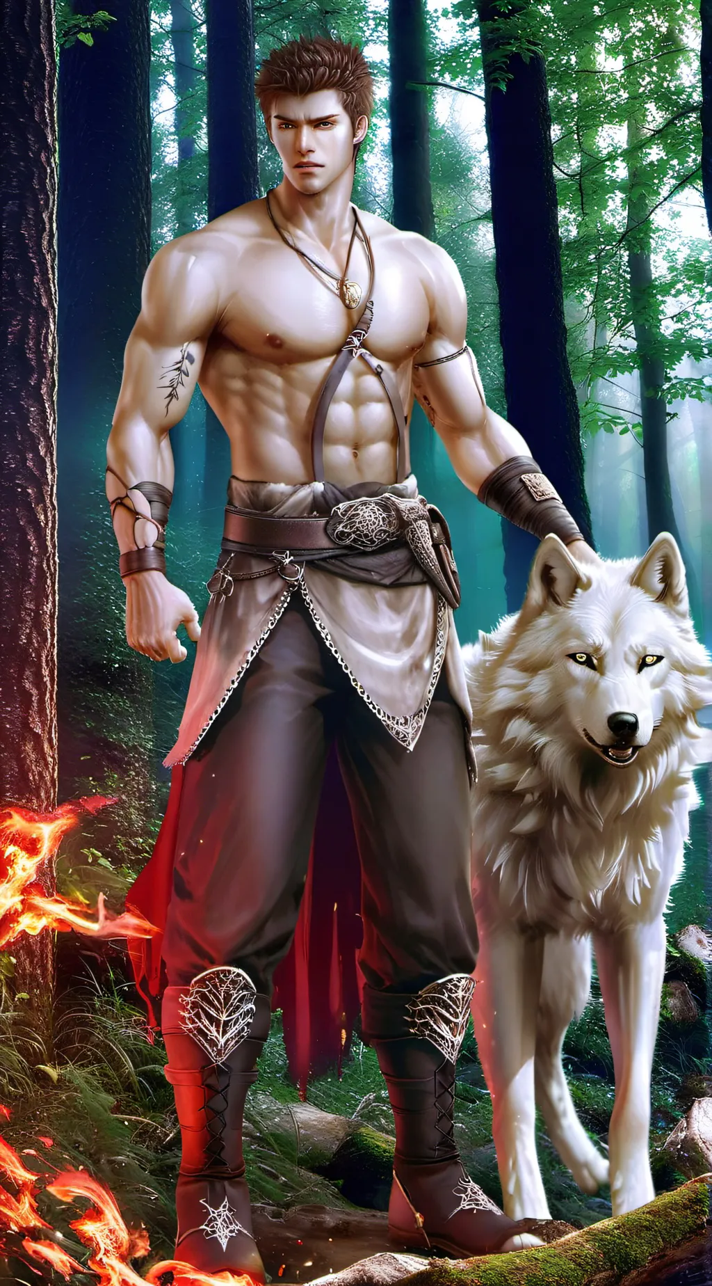 ai character: jared  background