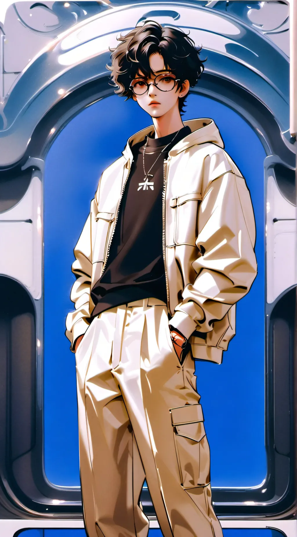 ai character: Leo background