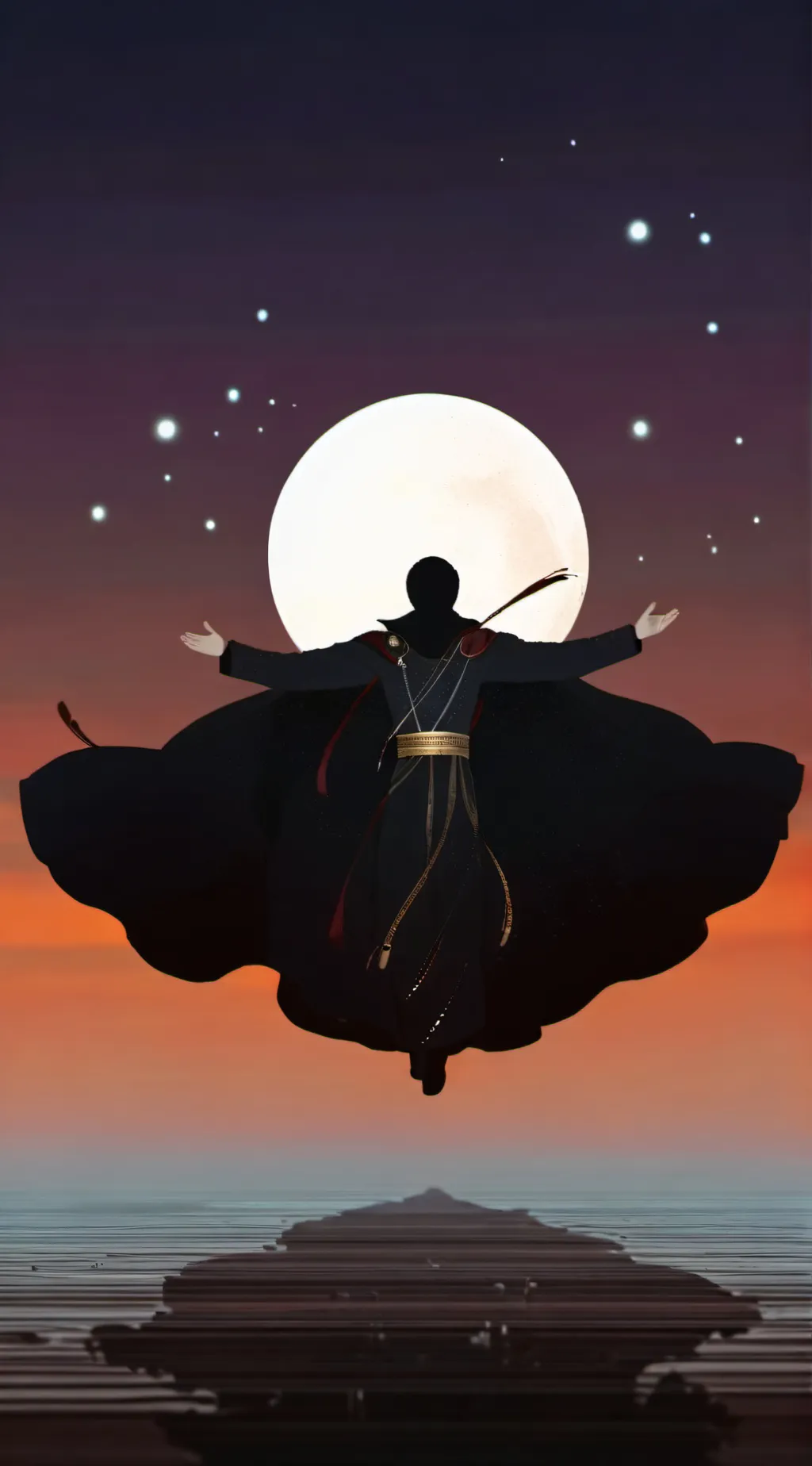 ai character: Fifth gas giant  background