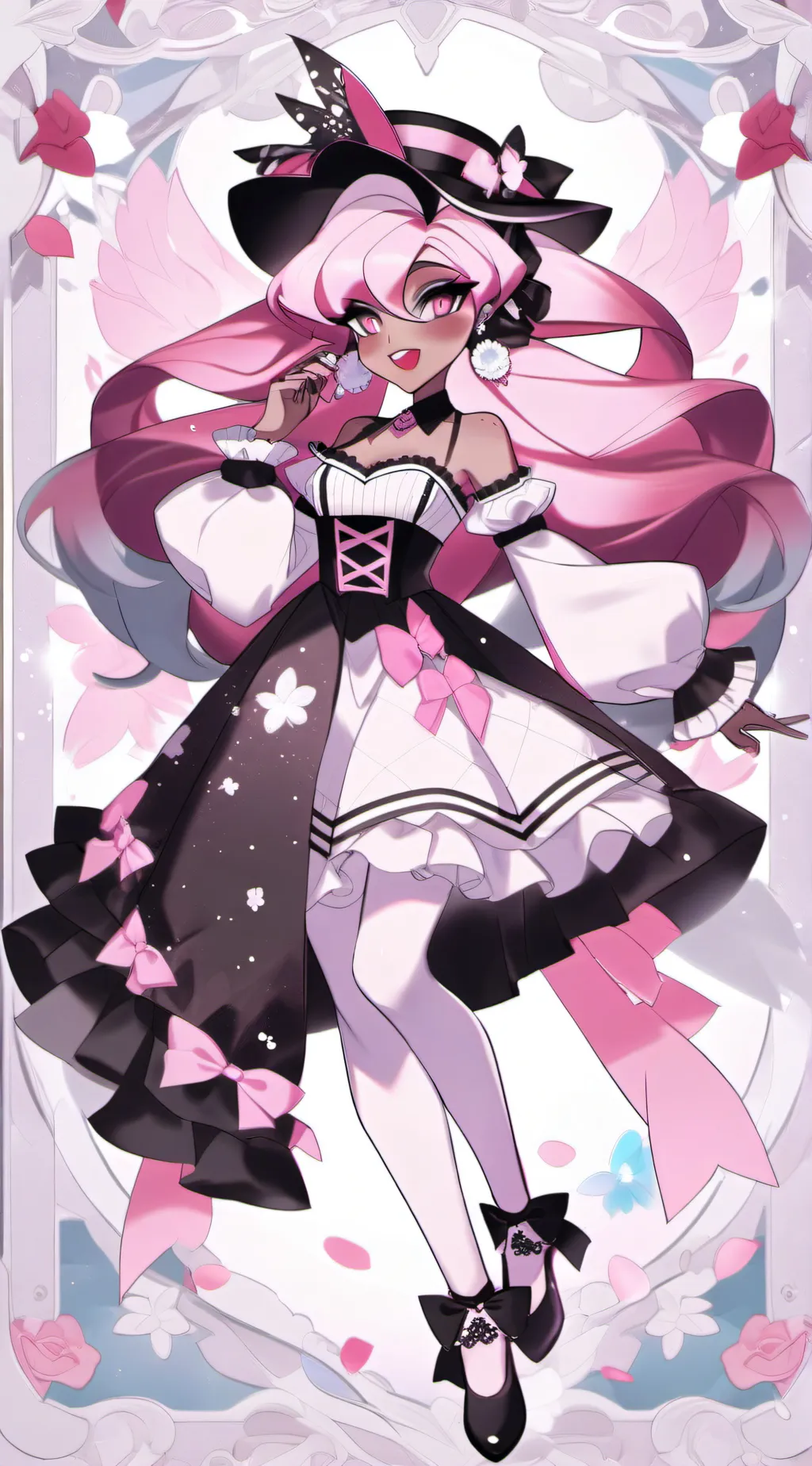 ai character: Lovesick velvette  background