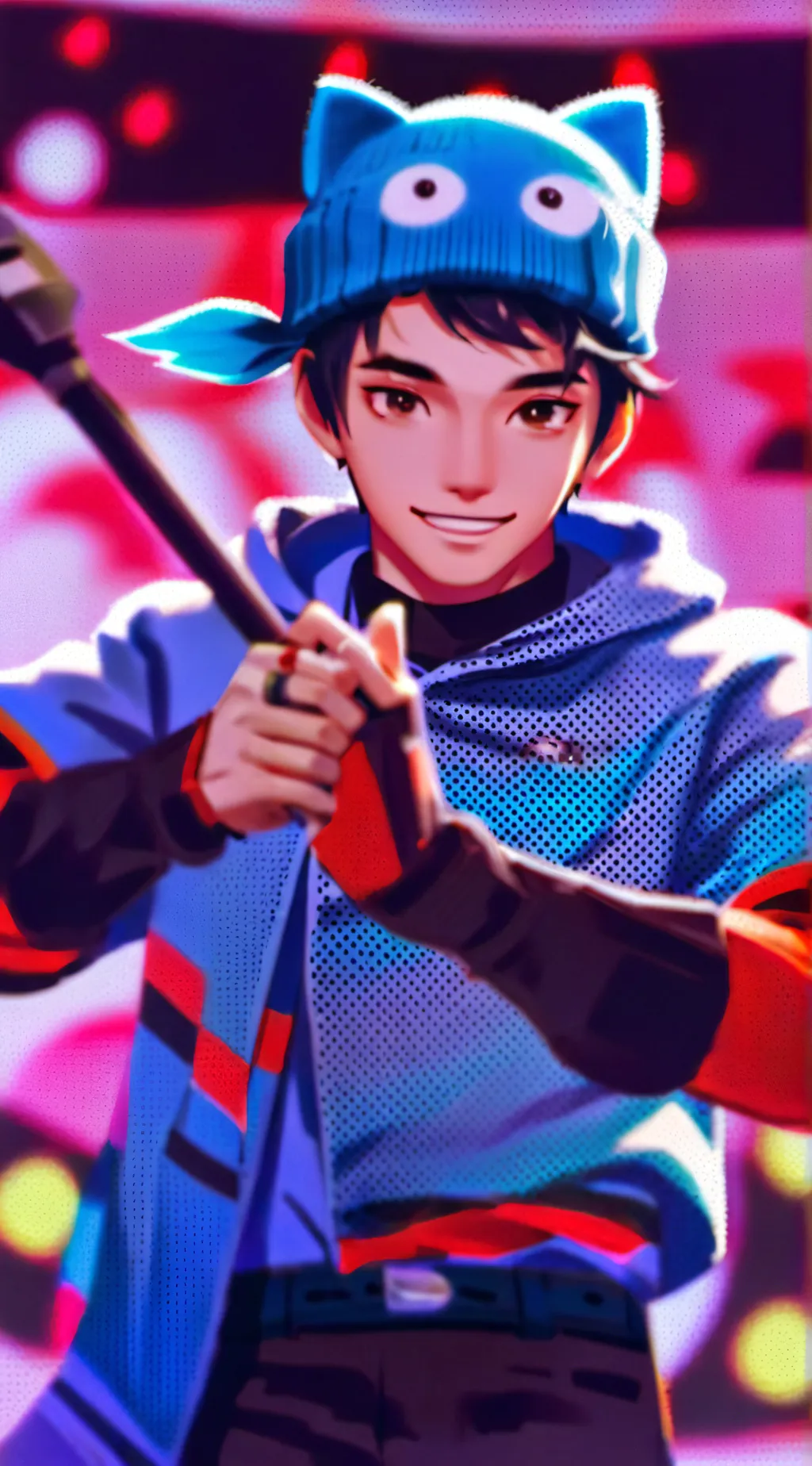 ai character: Boboiboy Windara background