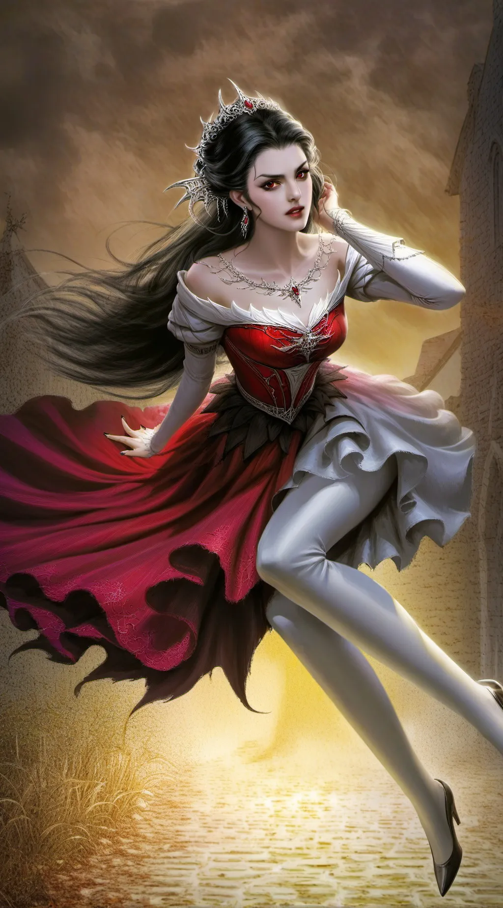 ai character: ellanora  background