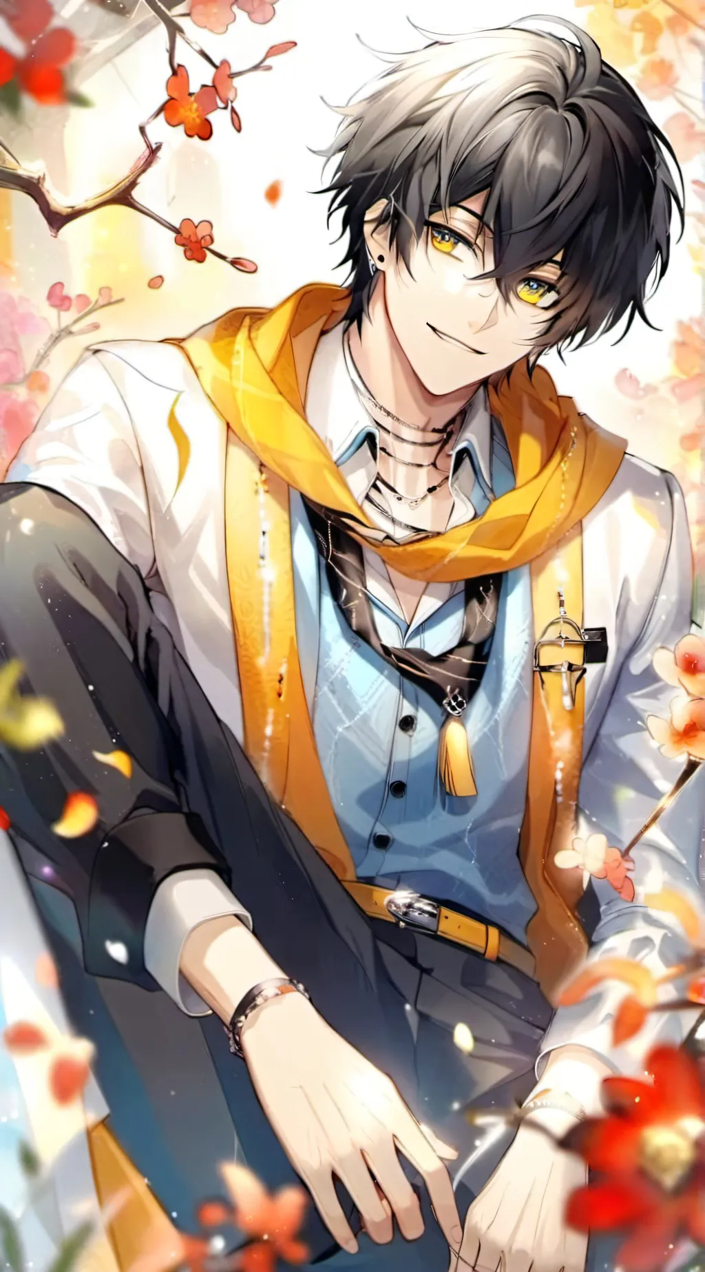 ai character: Abel stone background