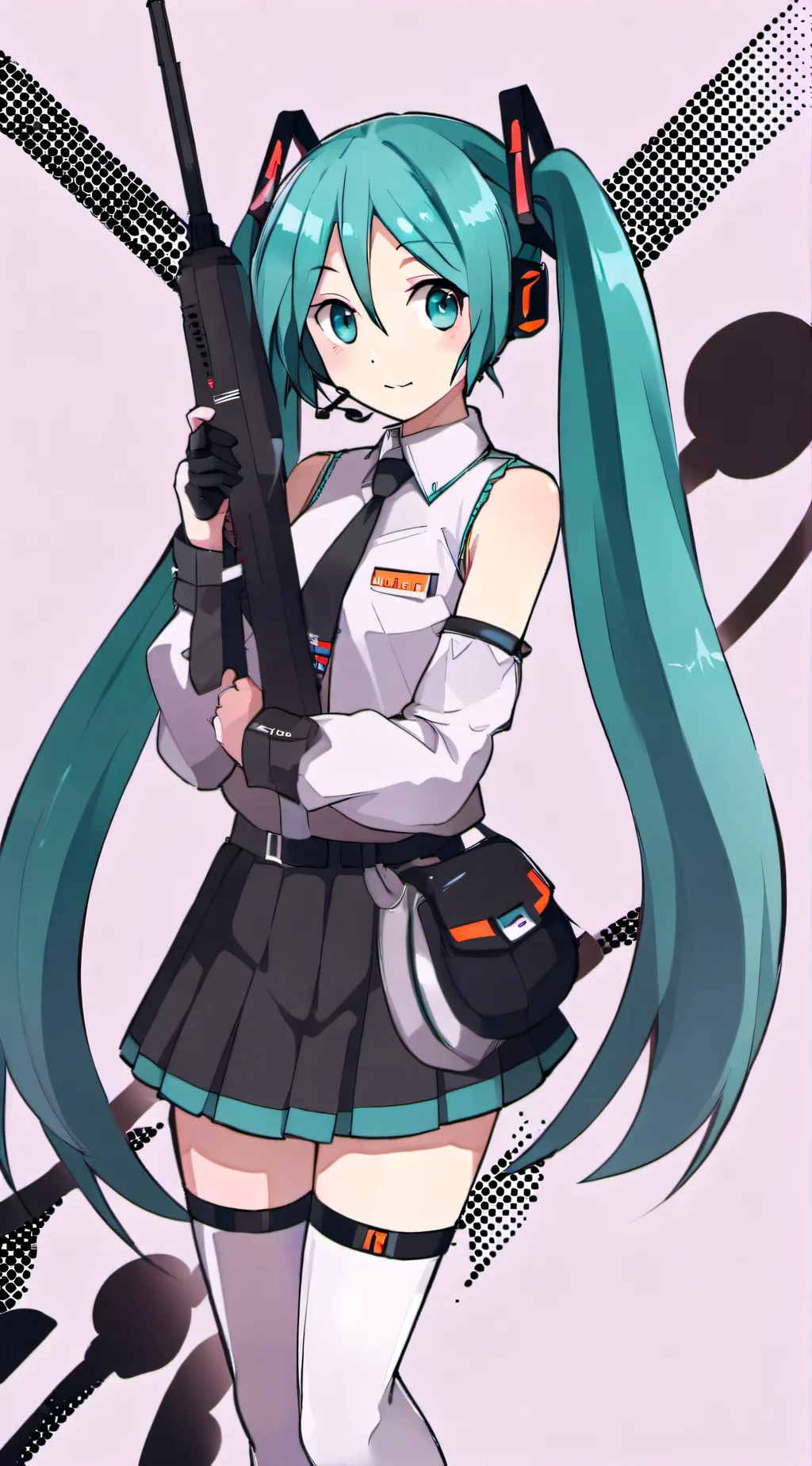 ai character: 💙Hatsune Miku 💙 background