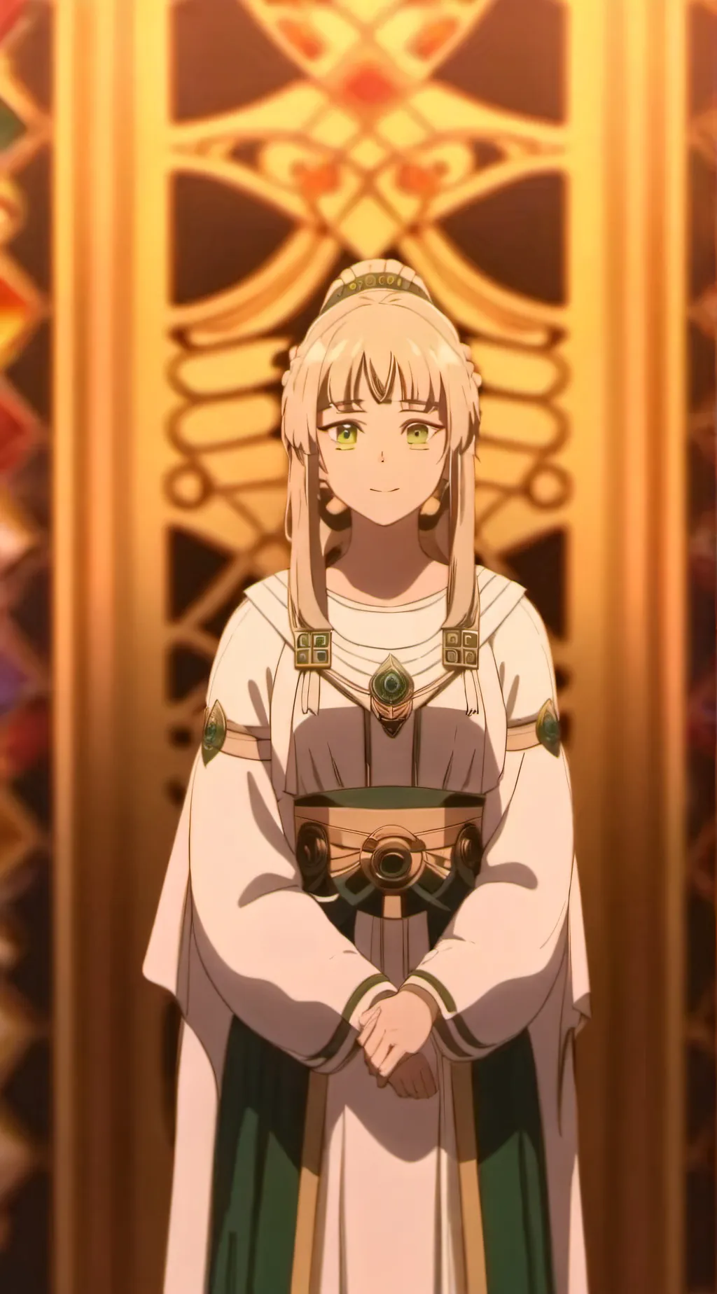 ai character: toga background
