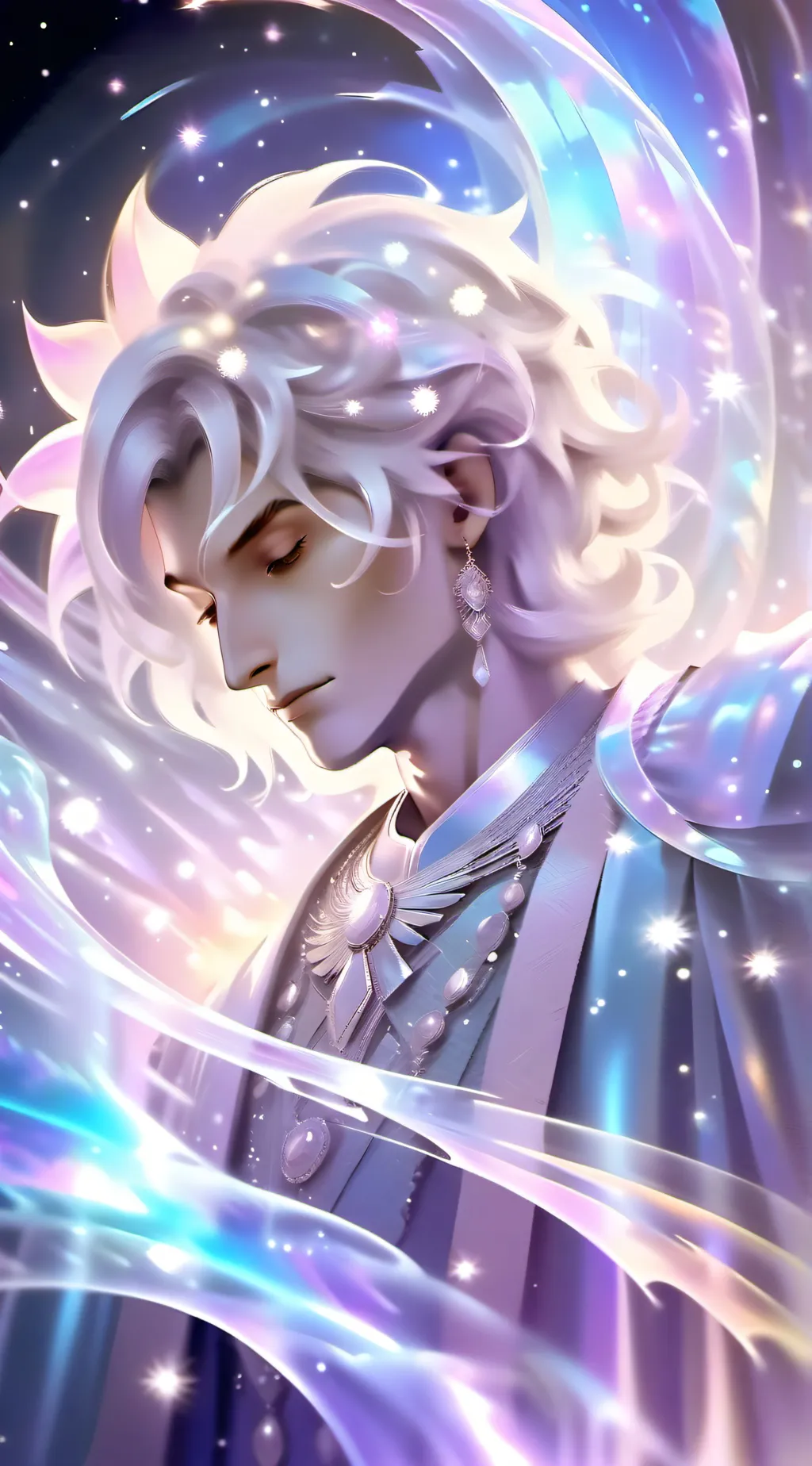 ai character: at boy background