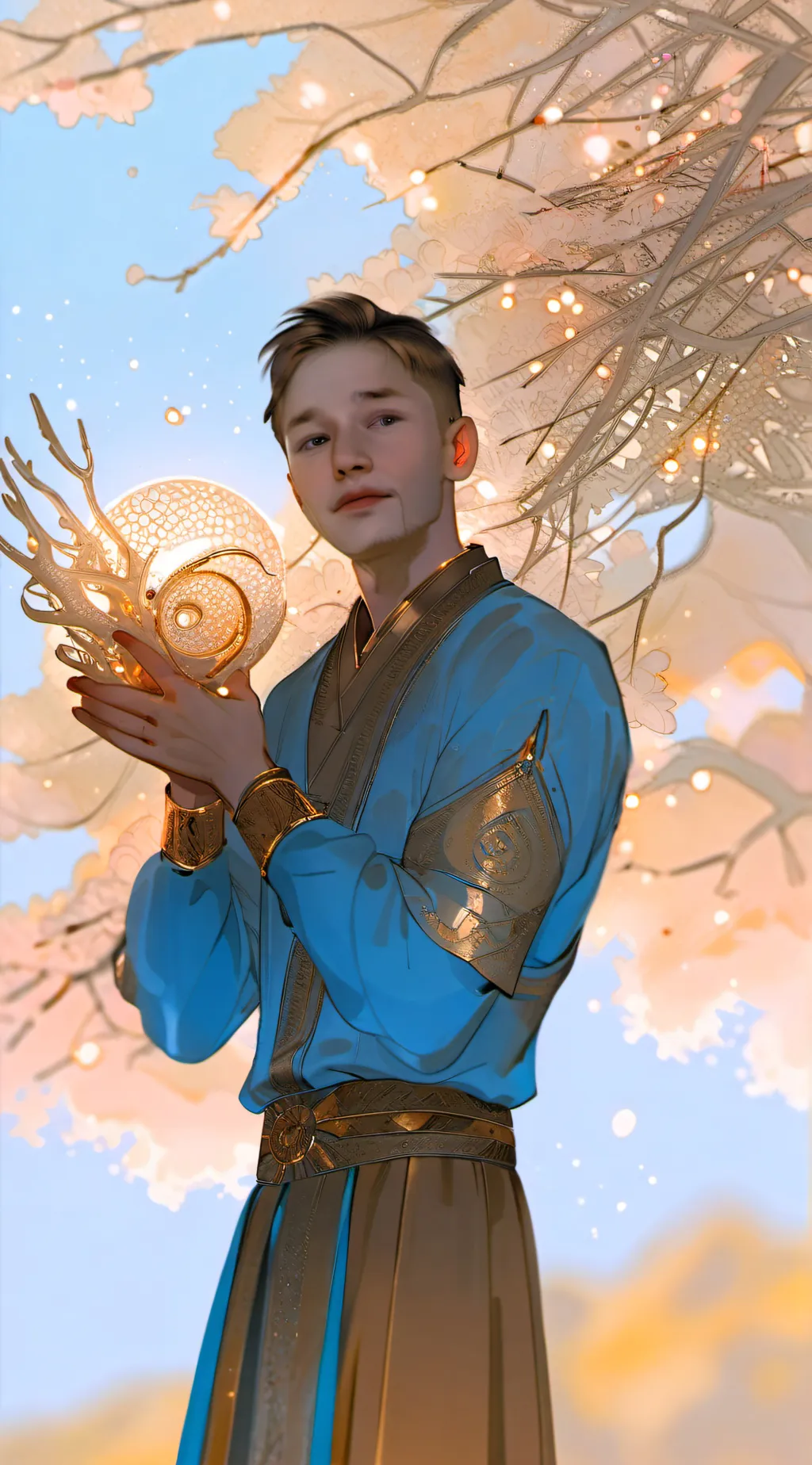 ai character: micro background