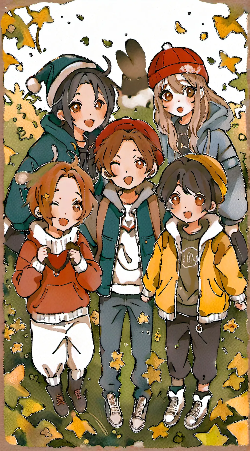 ai character: rainbow friends background