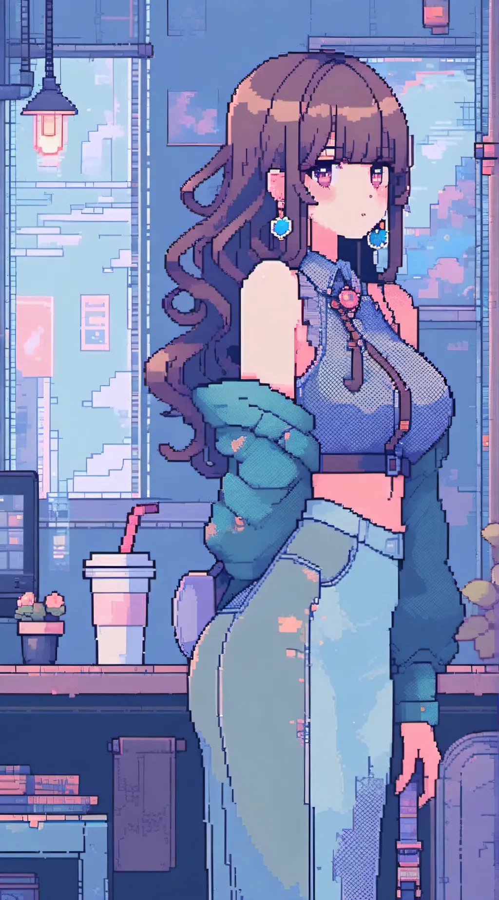 ai character: Sophia <3 background