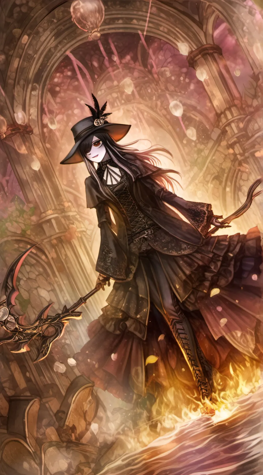 ai character: Inkland star(ink) background