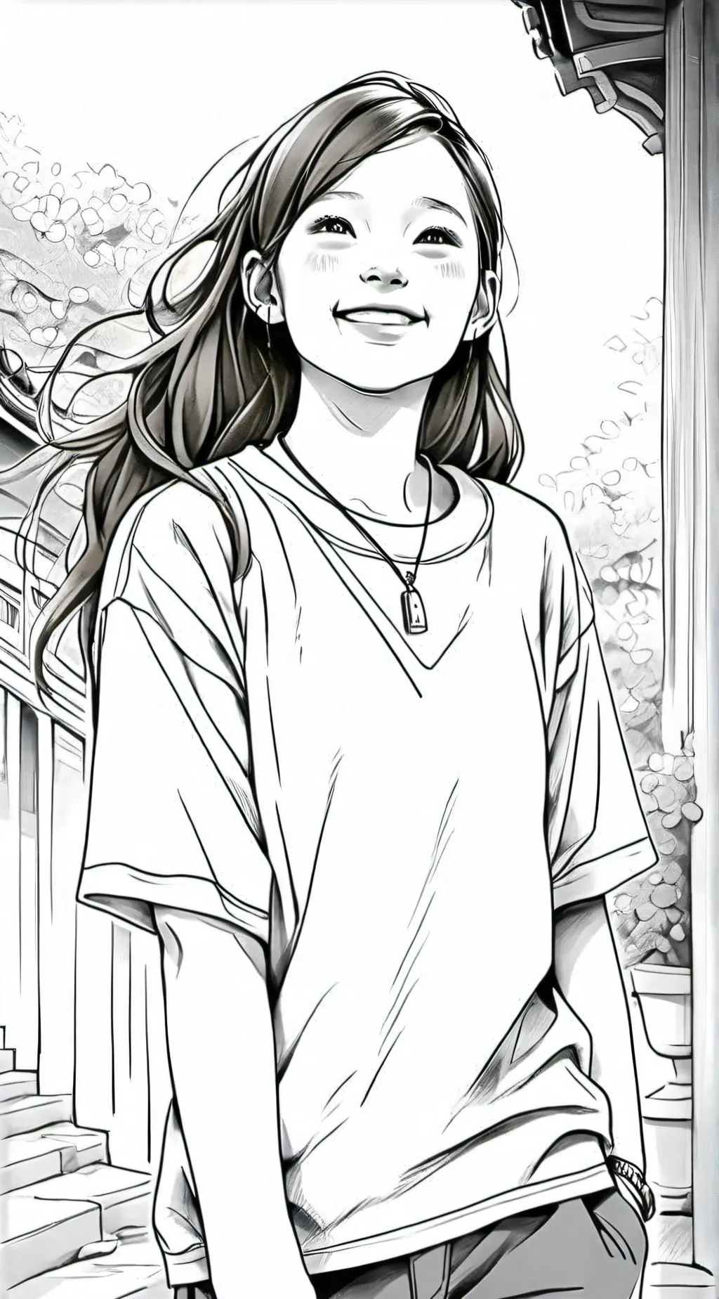 ai character: izzy  background