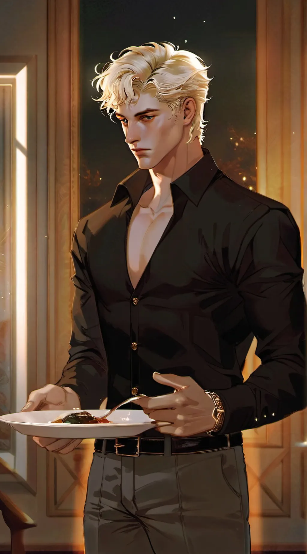 ai character: Aaron Warner background