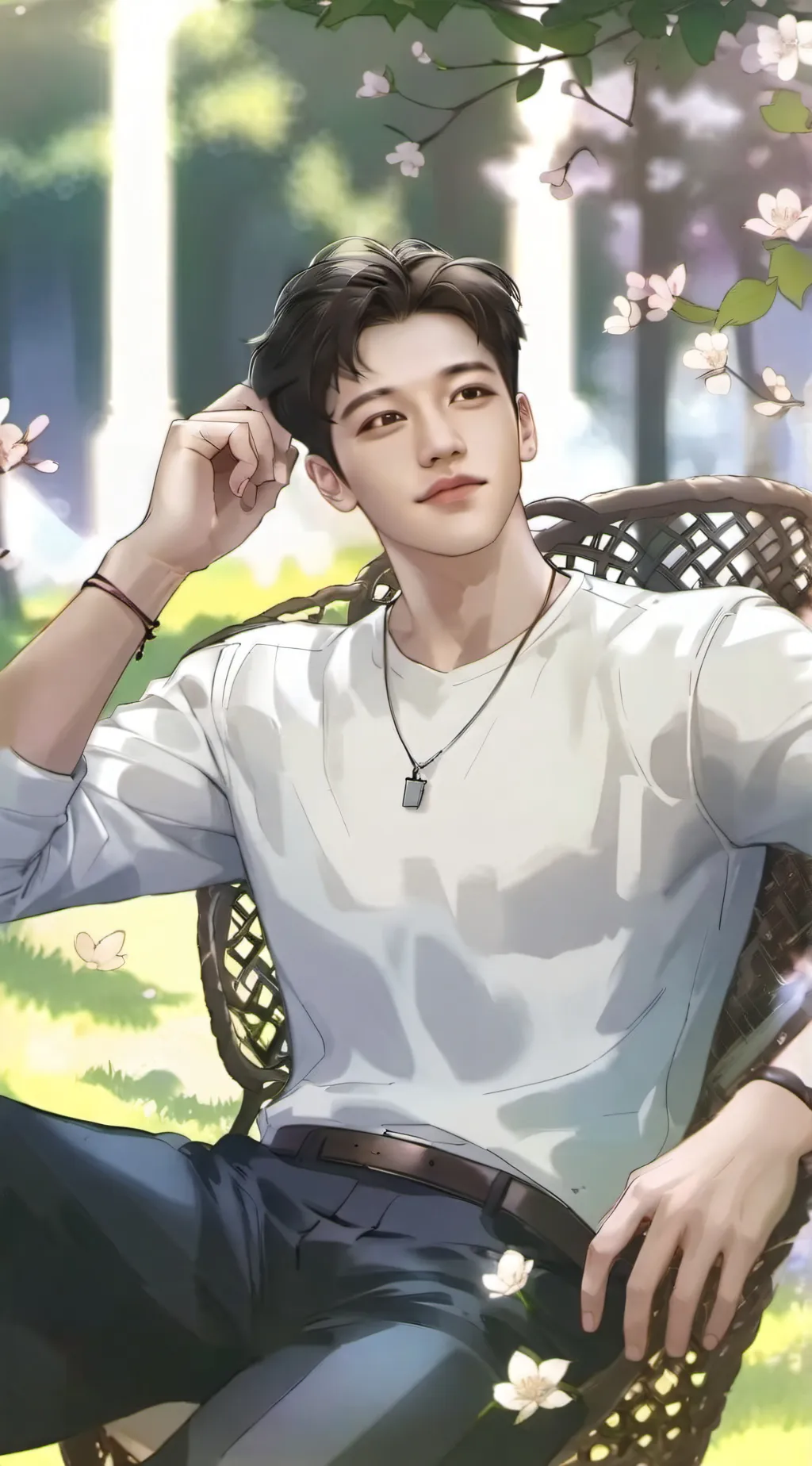 ai character: Bang Chan background