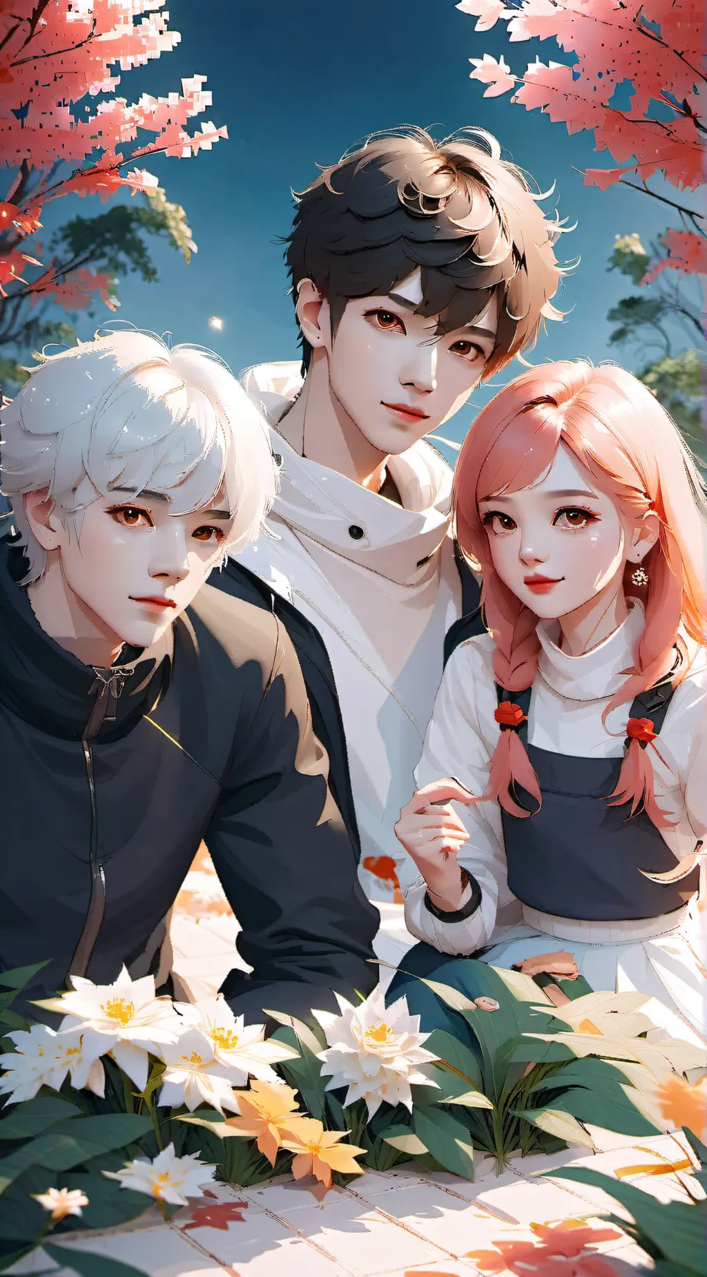 ai character: love background