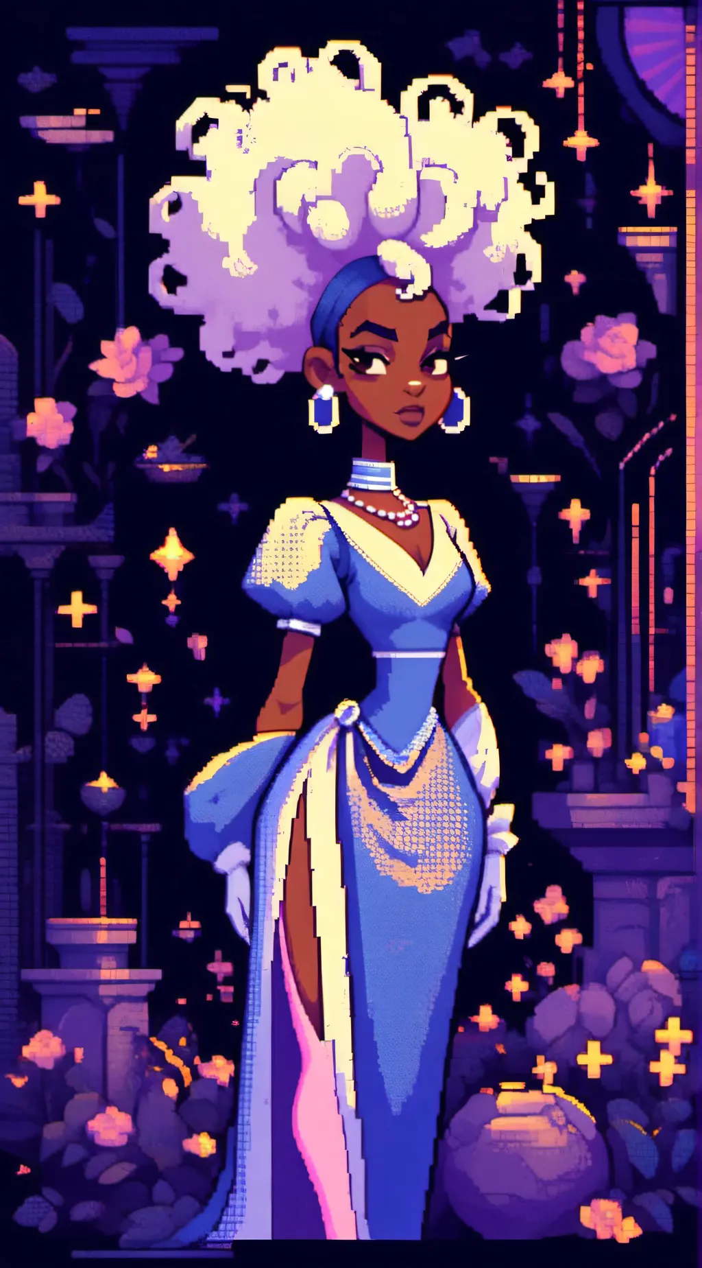 ai character: Garnet  background