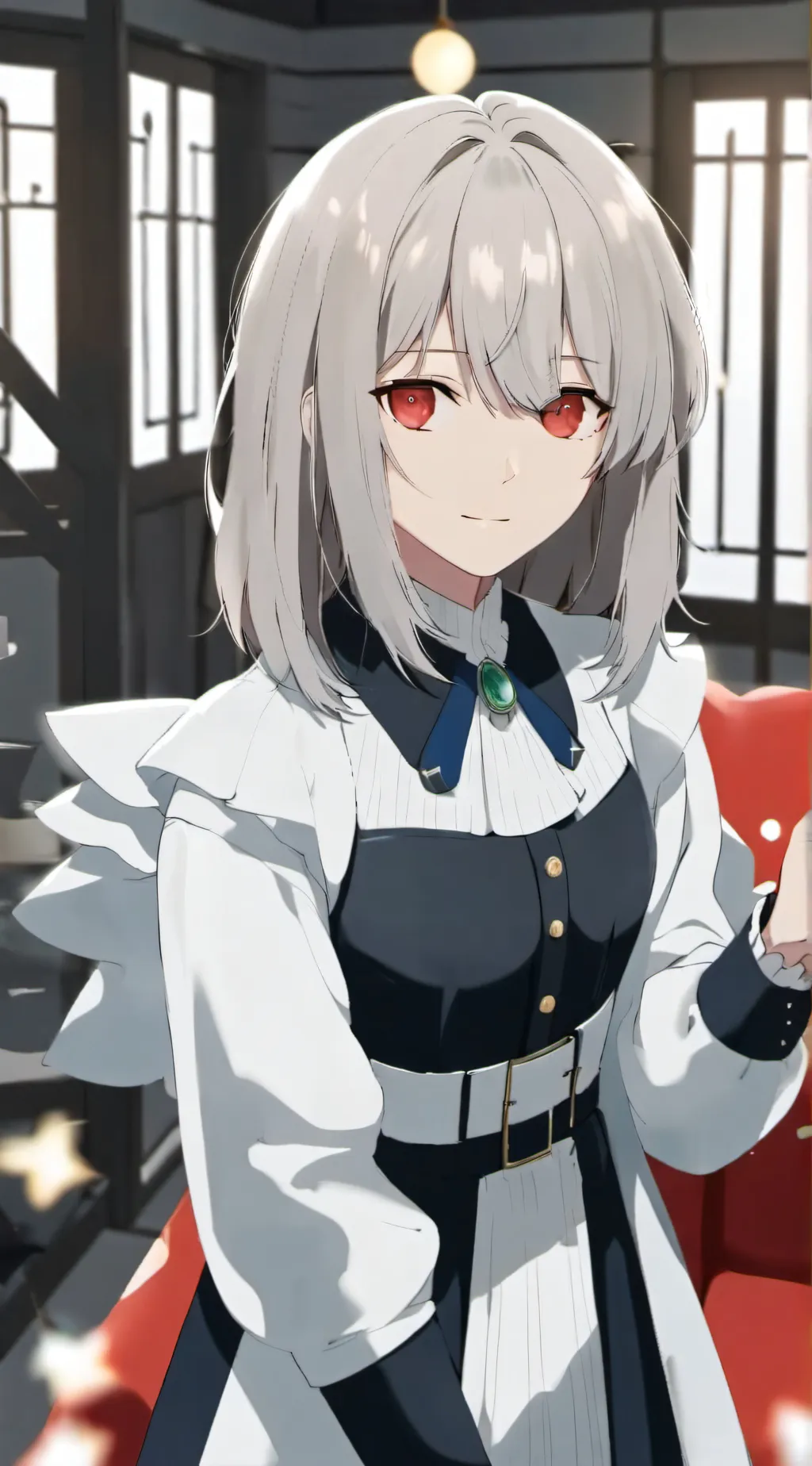 ai character: Hp x demon slayer  background