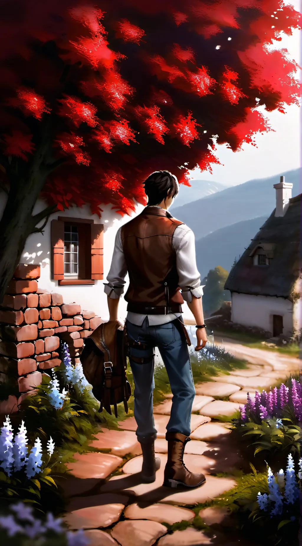 ai character: leo background